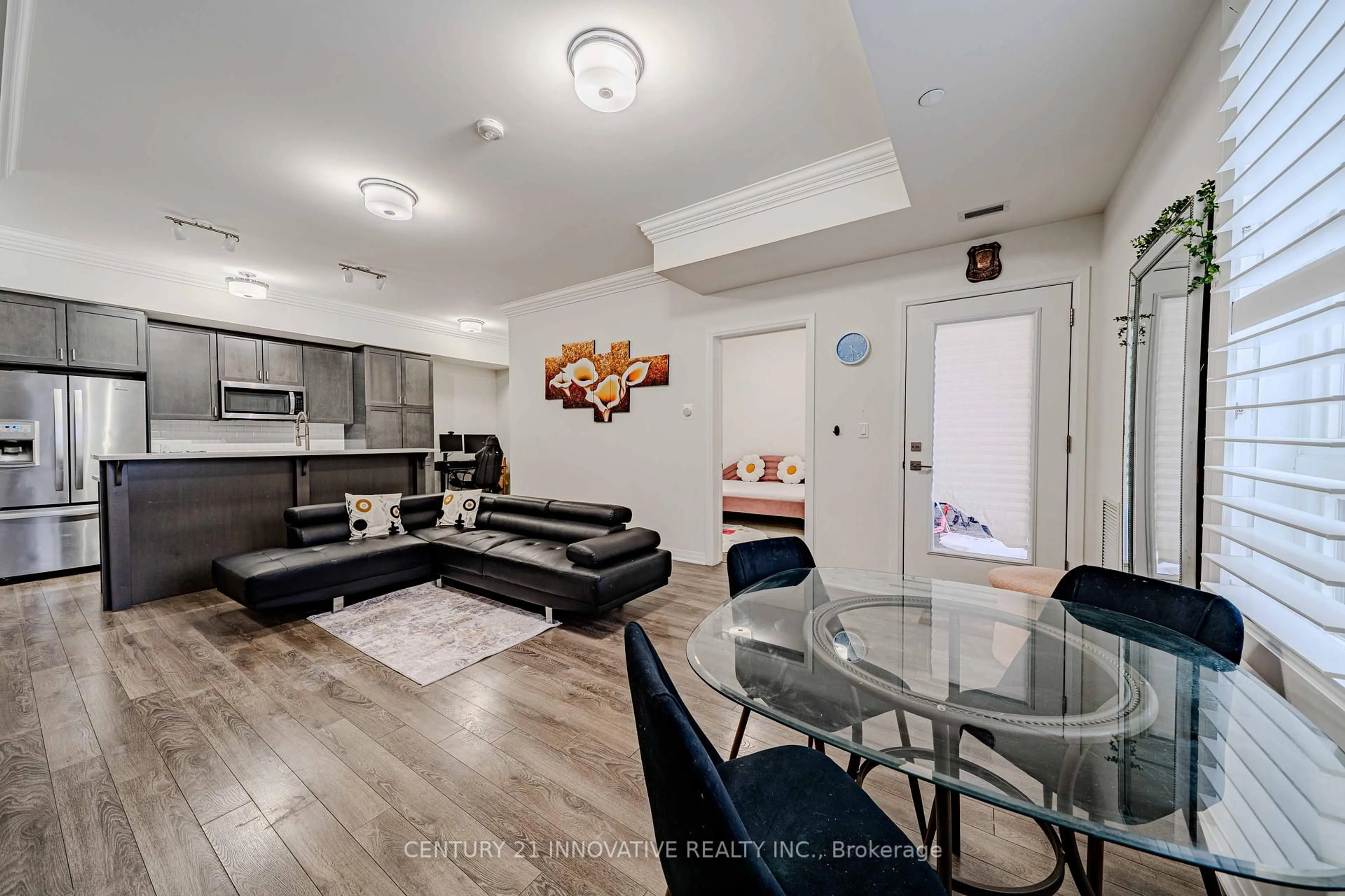 Open concept kitchen, unknown for 58 Adam Sellers St #103, Markham Ontario L6B 1P5