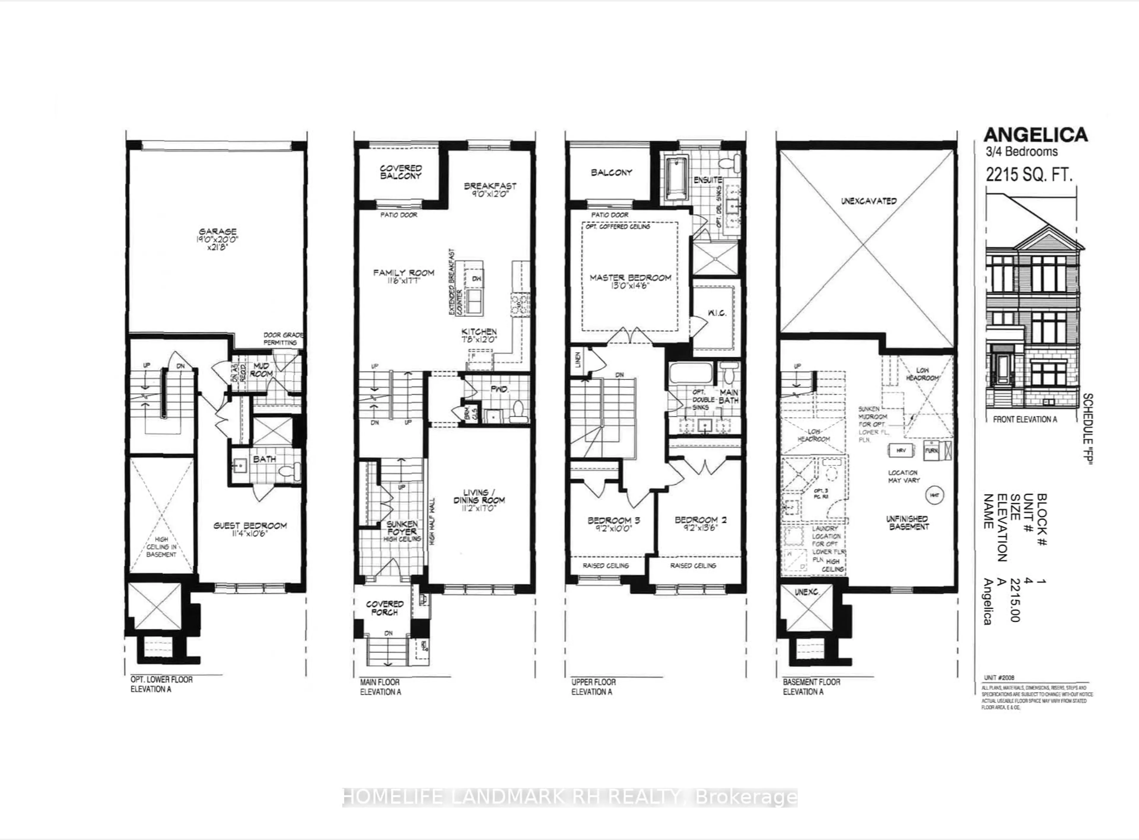 Floor plan for 10 RUSSEL WICE Ave, Richmond Hill Ontario L4S 0N7