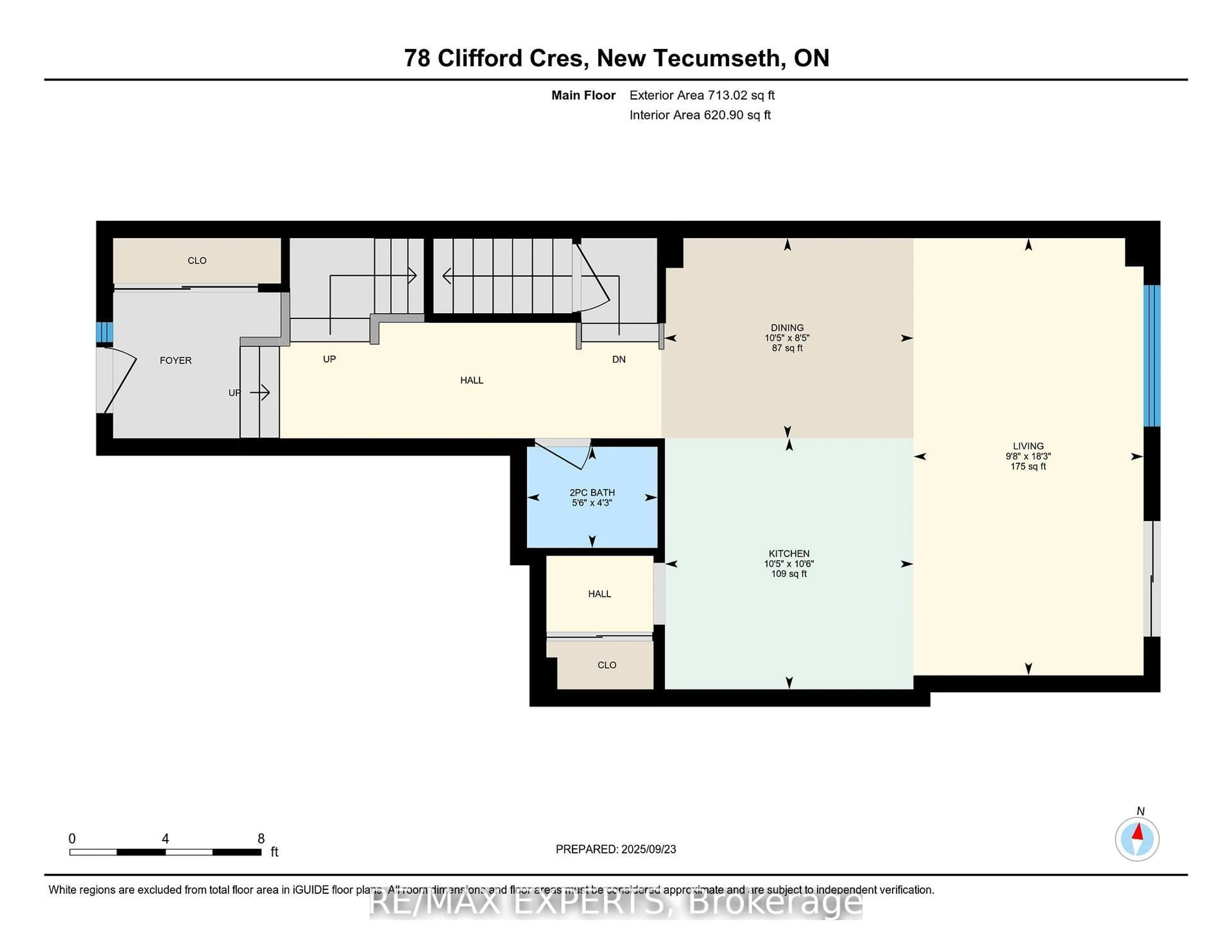 Floor plan for 78 Clifford Cres, New Tecumseth Ontario L0G 1W0