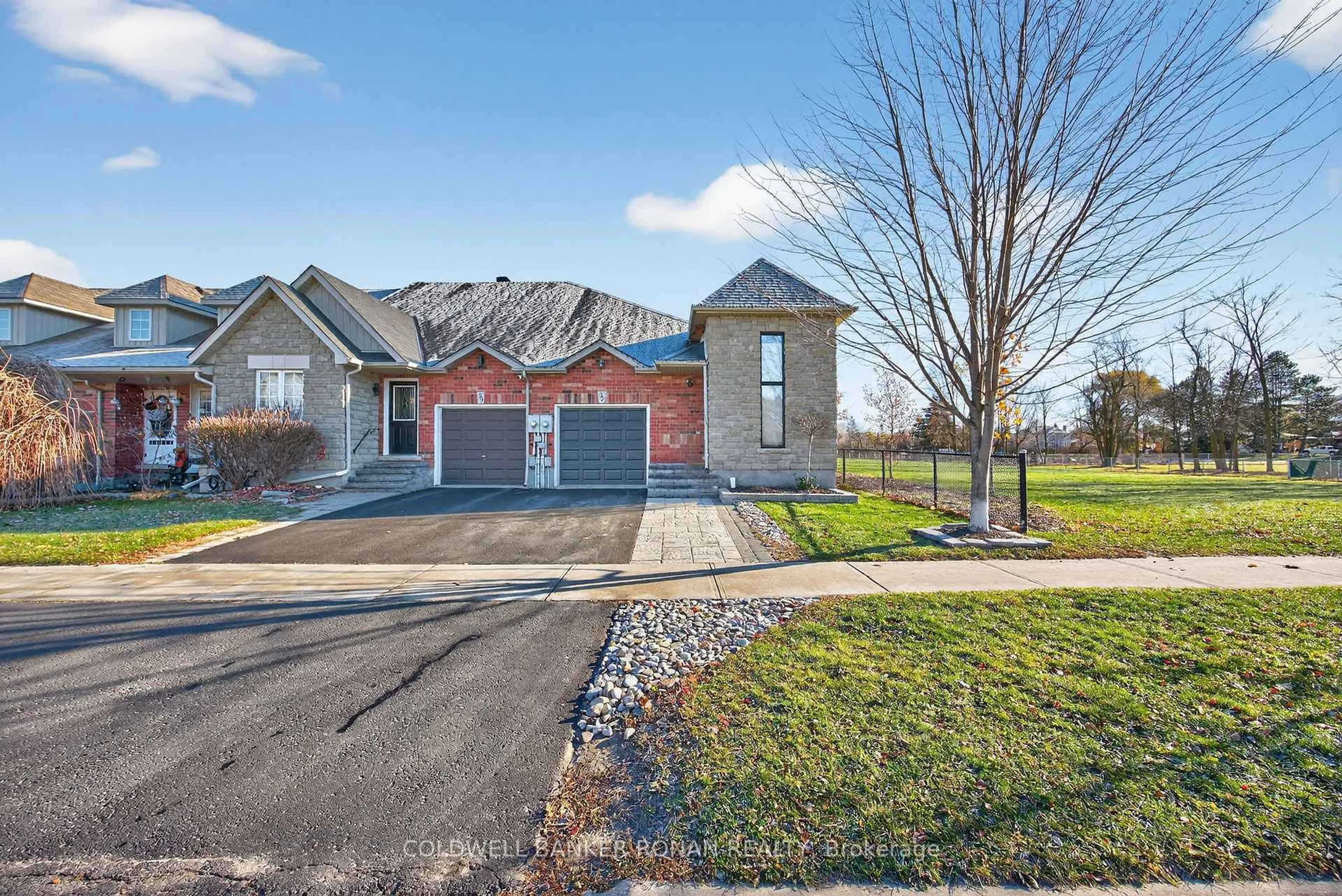 Home with brick exterior material, street for 57 Cowan Ave, New Tecumseth Ontario L9R 2E1