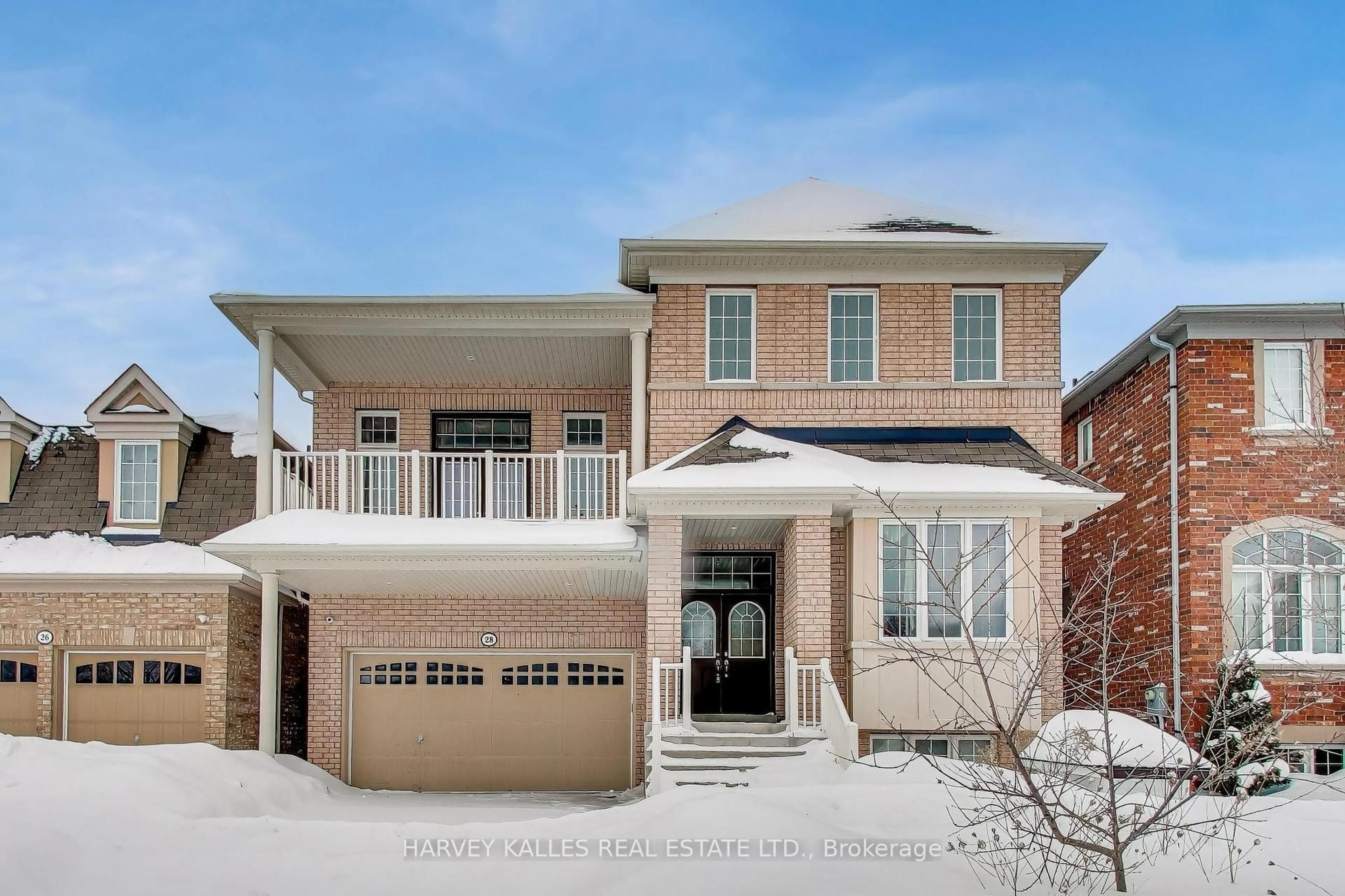 Home with brick exterior material, street for 28 Morganfield Crt, Richmond Hill Ontario L4E 0S6