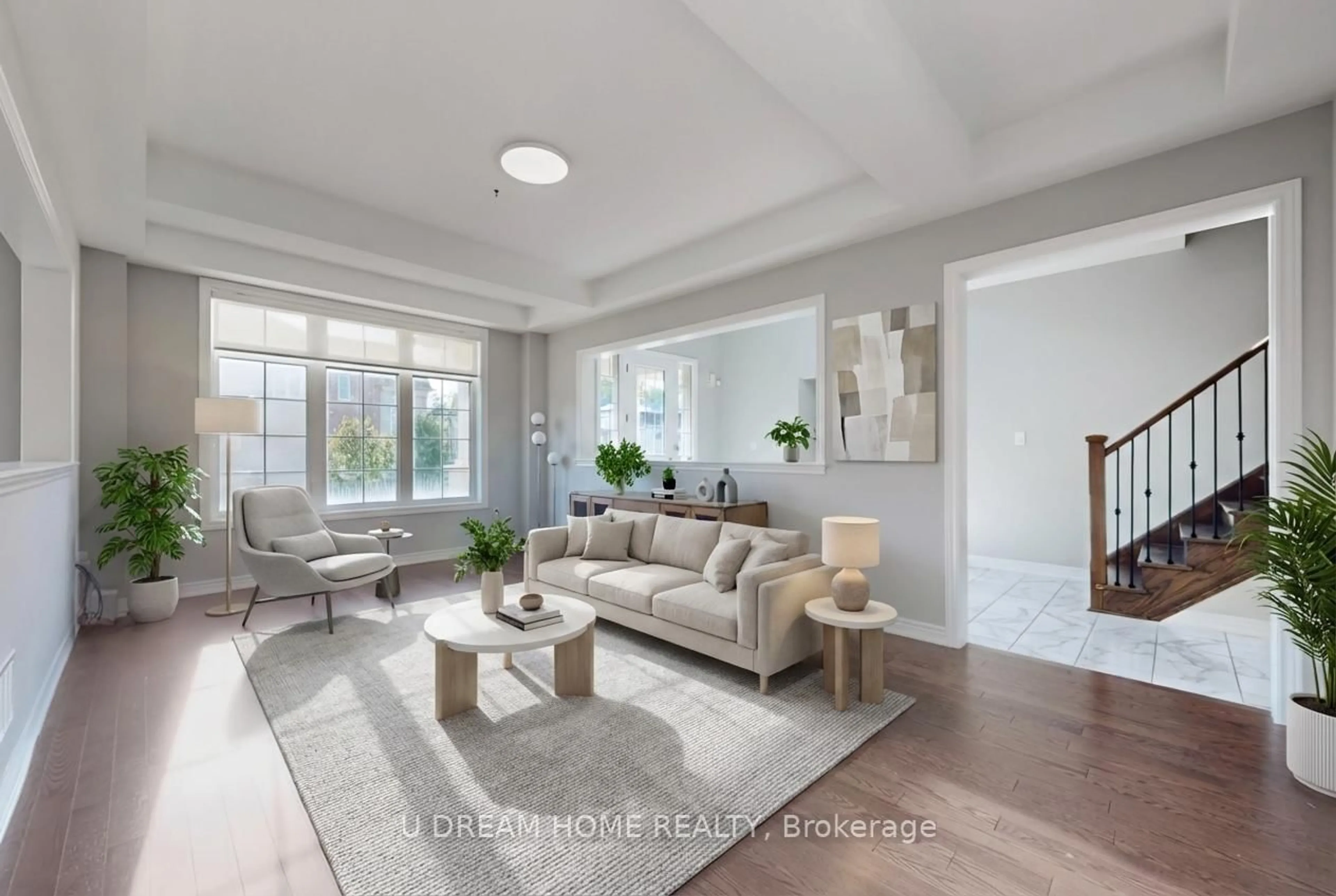 Living room with furniture, unknown for 103 Beckett Ave, East Gwillimbury Ontario L9N 0S6