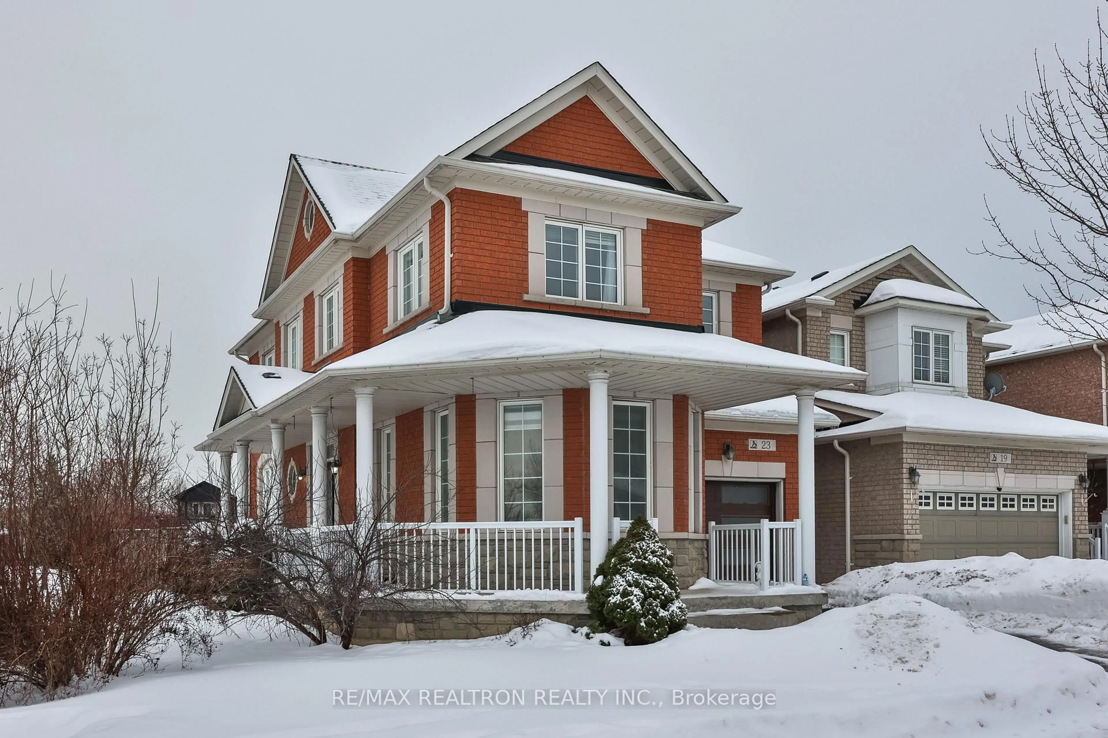 Home with brick exterior material, street for 23 Sunridge St, Richmond Hill Ontario L4E 3T5