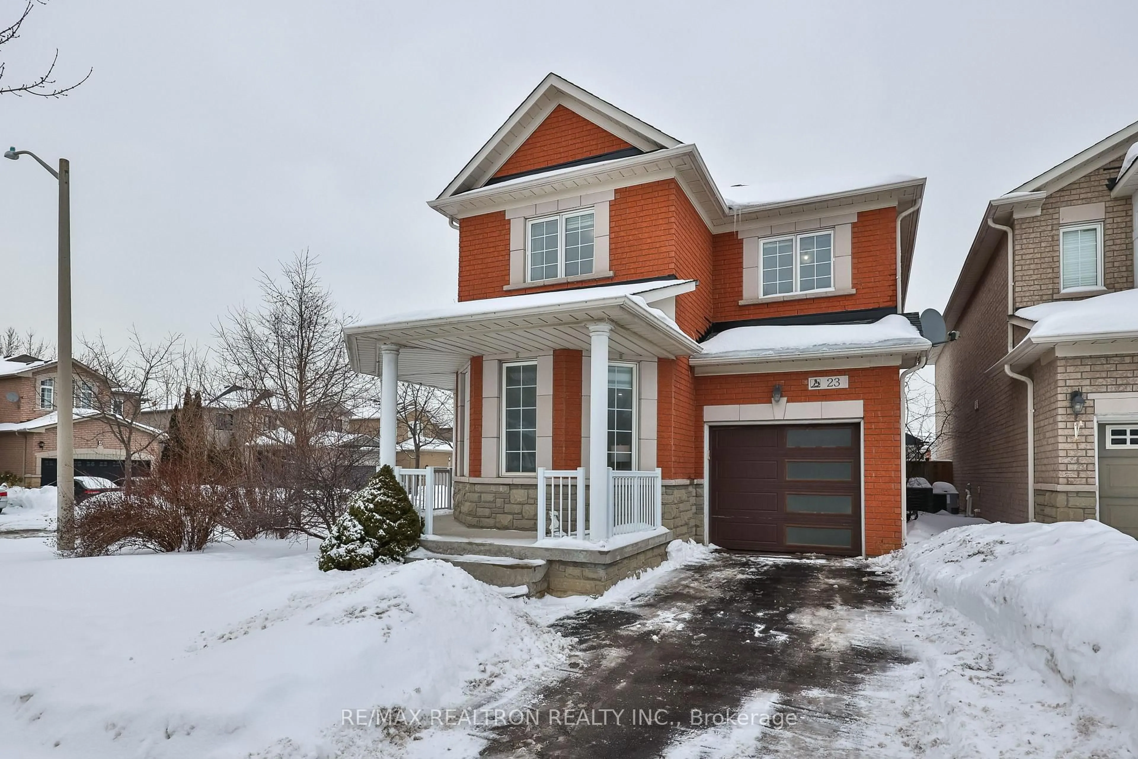 Home with brick exterior material, street for 23 Sunridge St, Richmond Hill Ontario L4E 3T5