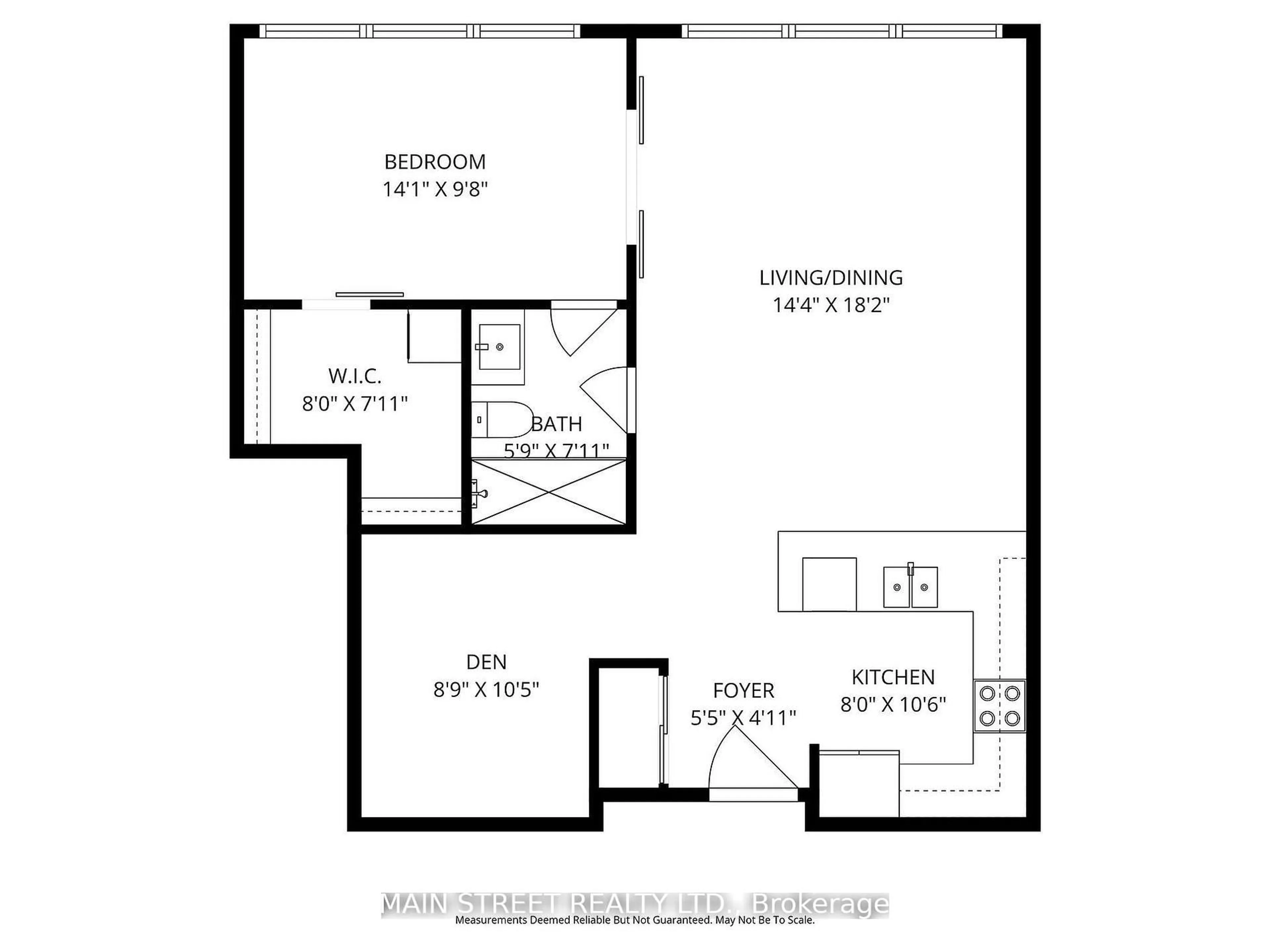 Floor plan for 543 Timothy St #310, Newmarket Ontario L3Y 1R1