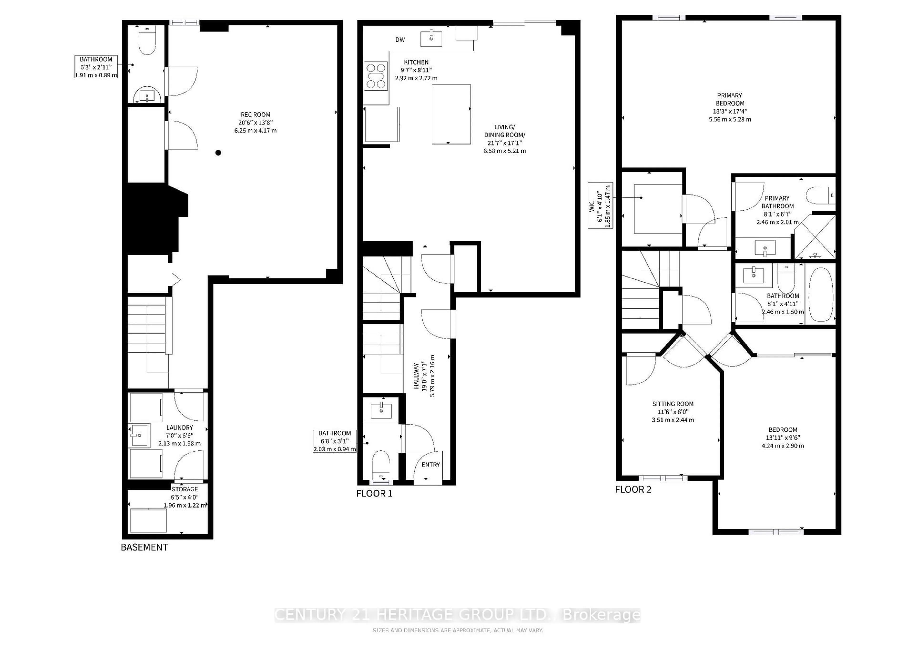 Floor plan for 35 Kelso Cres, Vaughan Ontario L6A 2C7