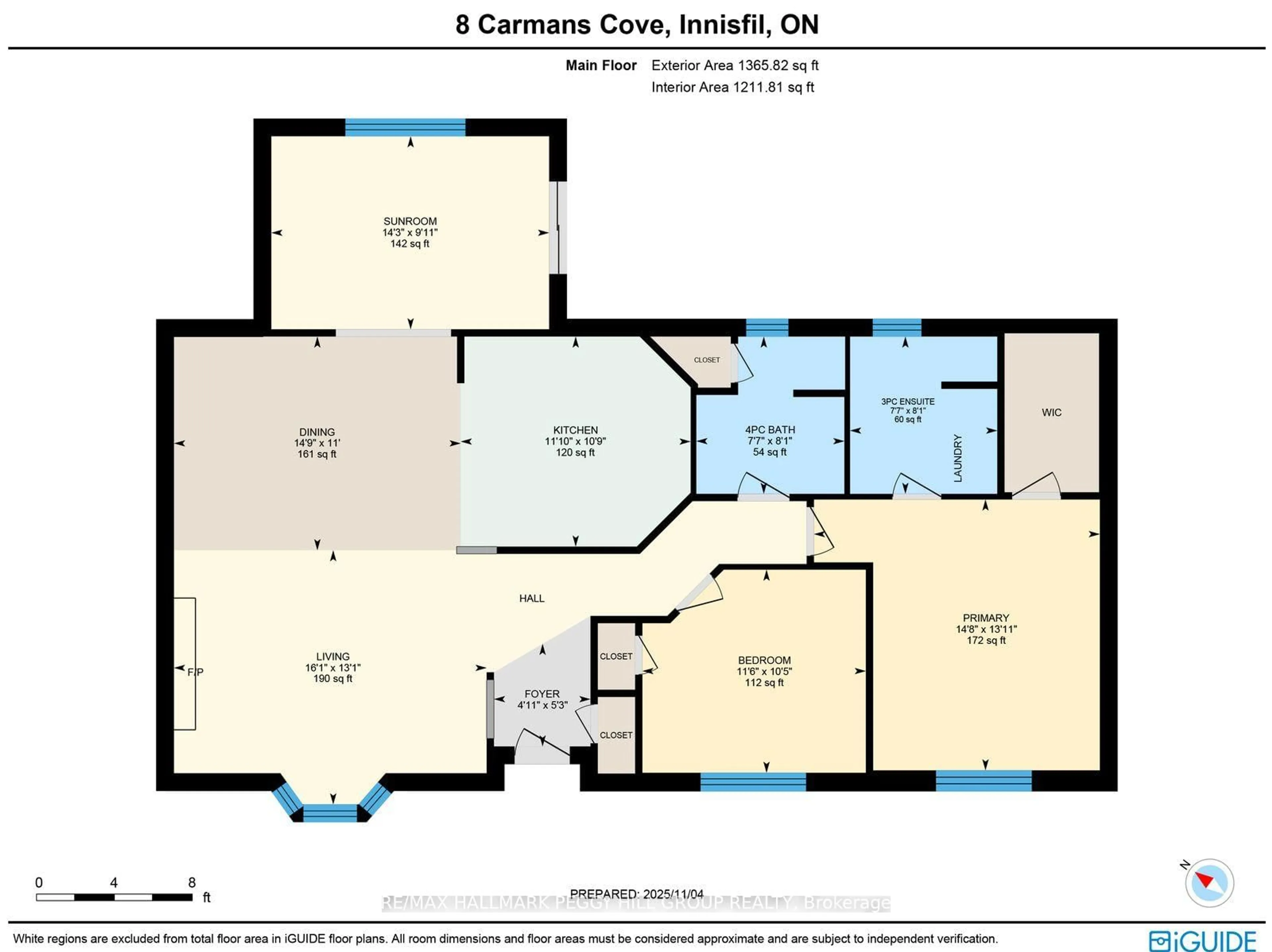 Floor plan for 8 Carmans Cove, Innisfil Ontario L9S 1R9