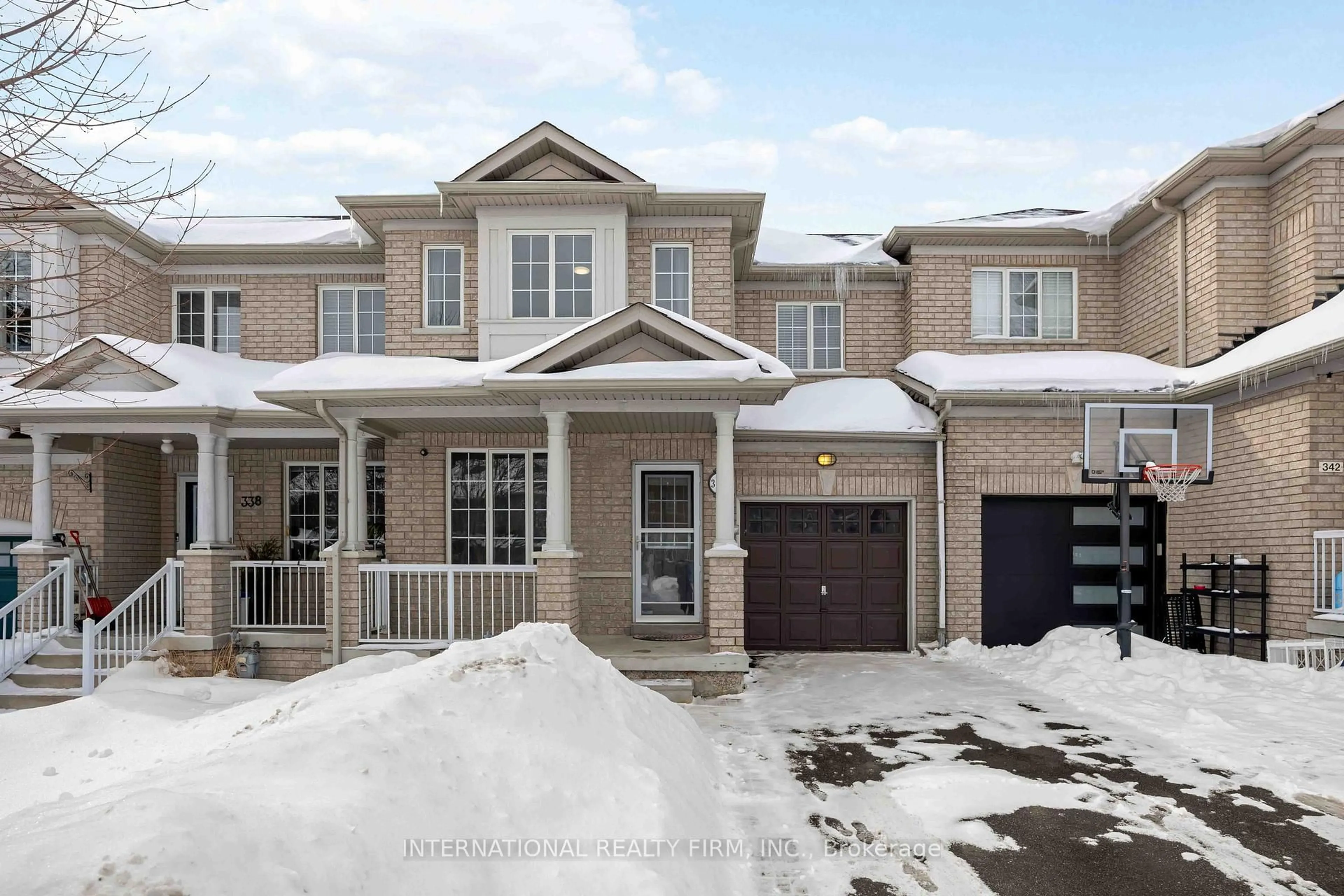 Home with brick exterior material, street for 340 Flagstone Way, Newmarket Ontario L3X 2R8