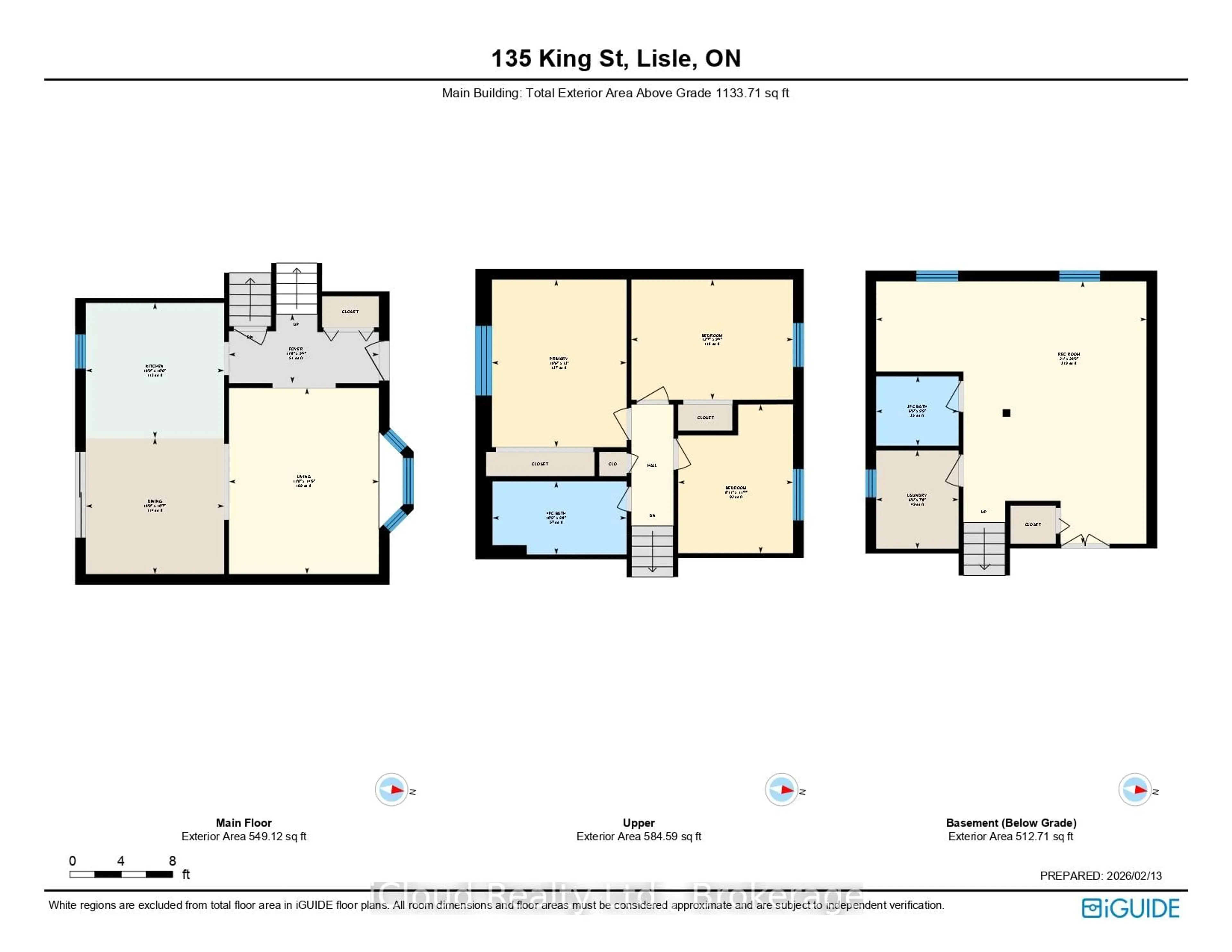 Floor plan for 135 King St, Adjala-Tosorontio Ontario L0M 1M0