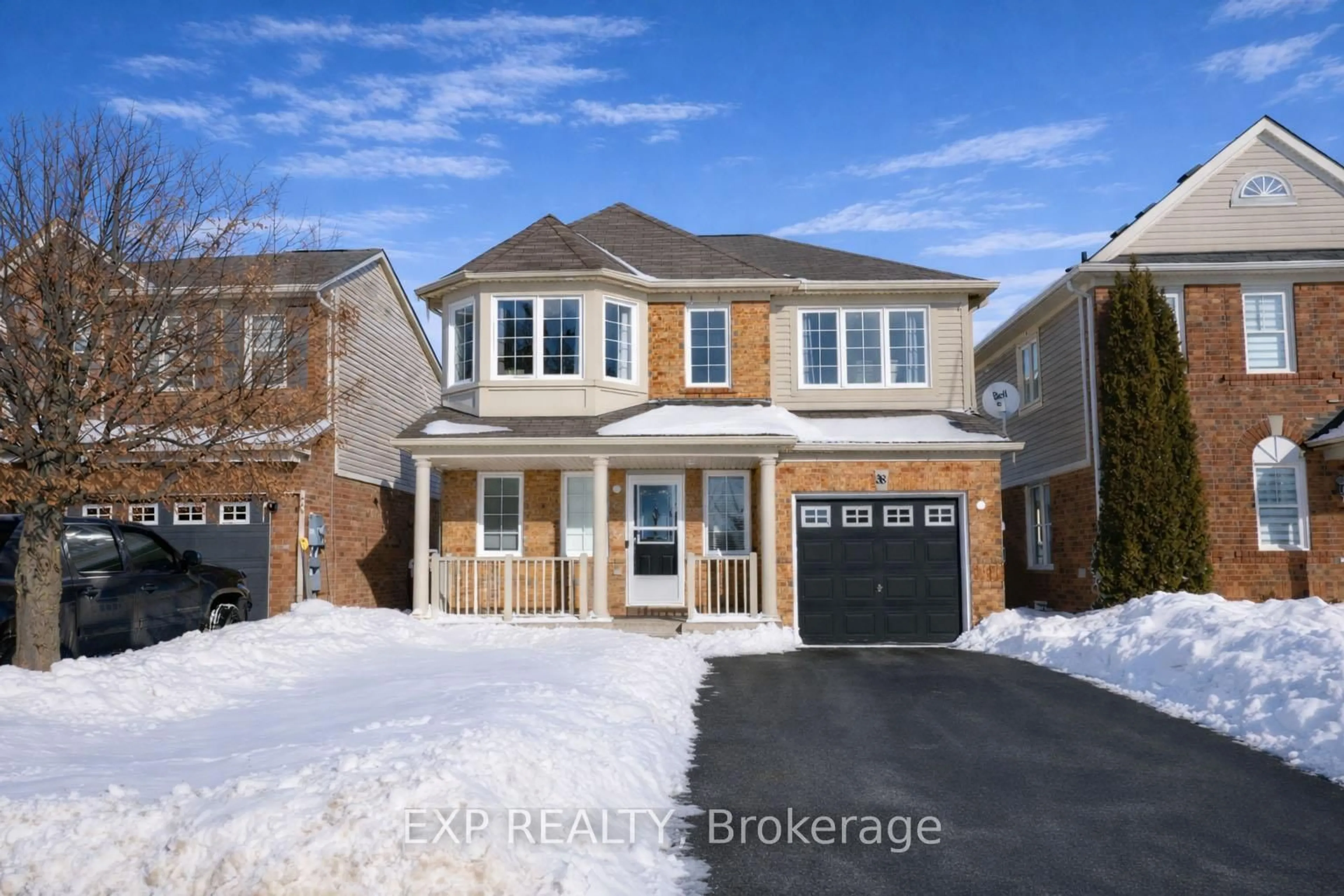 Home with brick exterior material, street for 38 John W Taylor Ave, New Tecumseth Ontario L9R 0B6