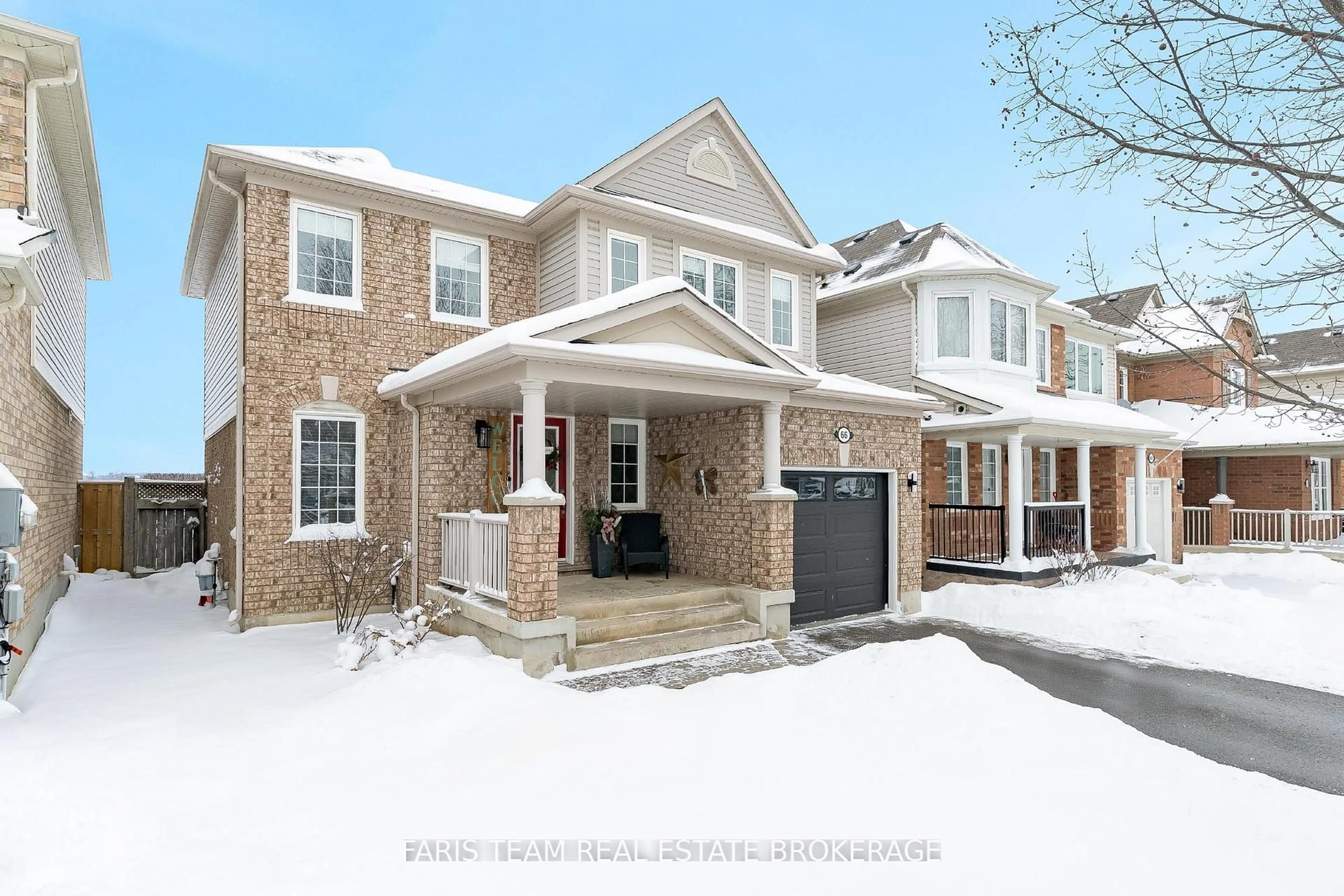 Home with brick exterior material, street for 66 John W Taylor Ave, New Tecumseth Ontario L9R 0E1