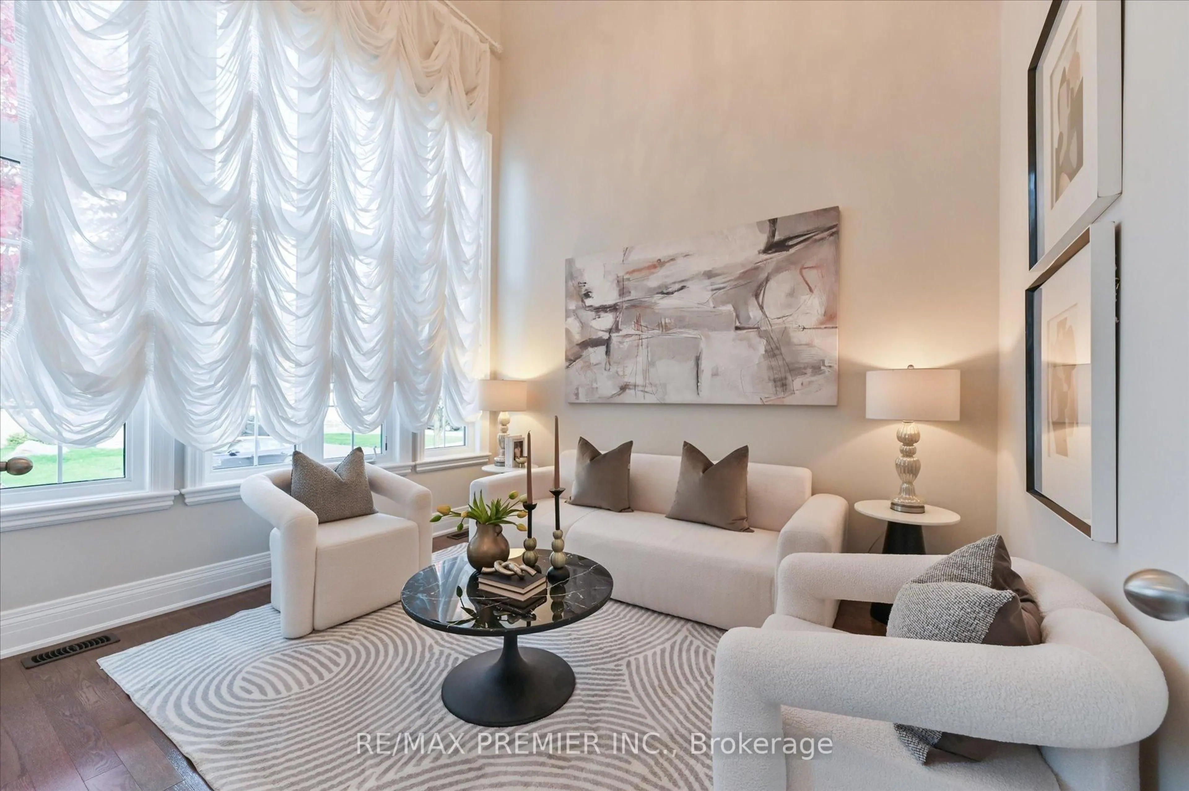 Living room with furniture, unknown for 64 Heintzman Cres, Vaughan Ontario L6A 4T1