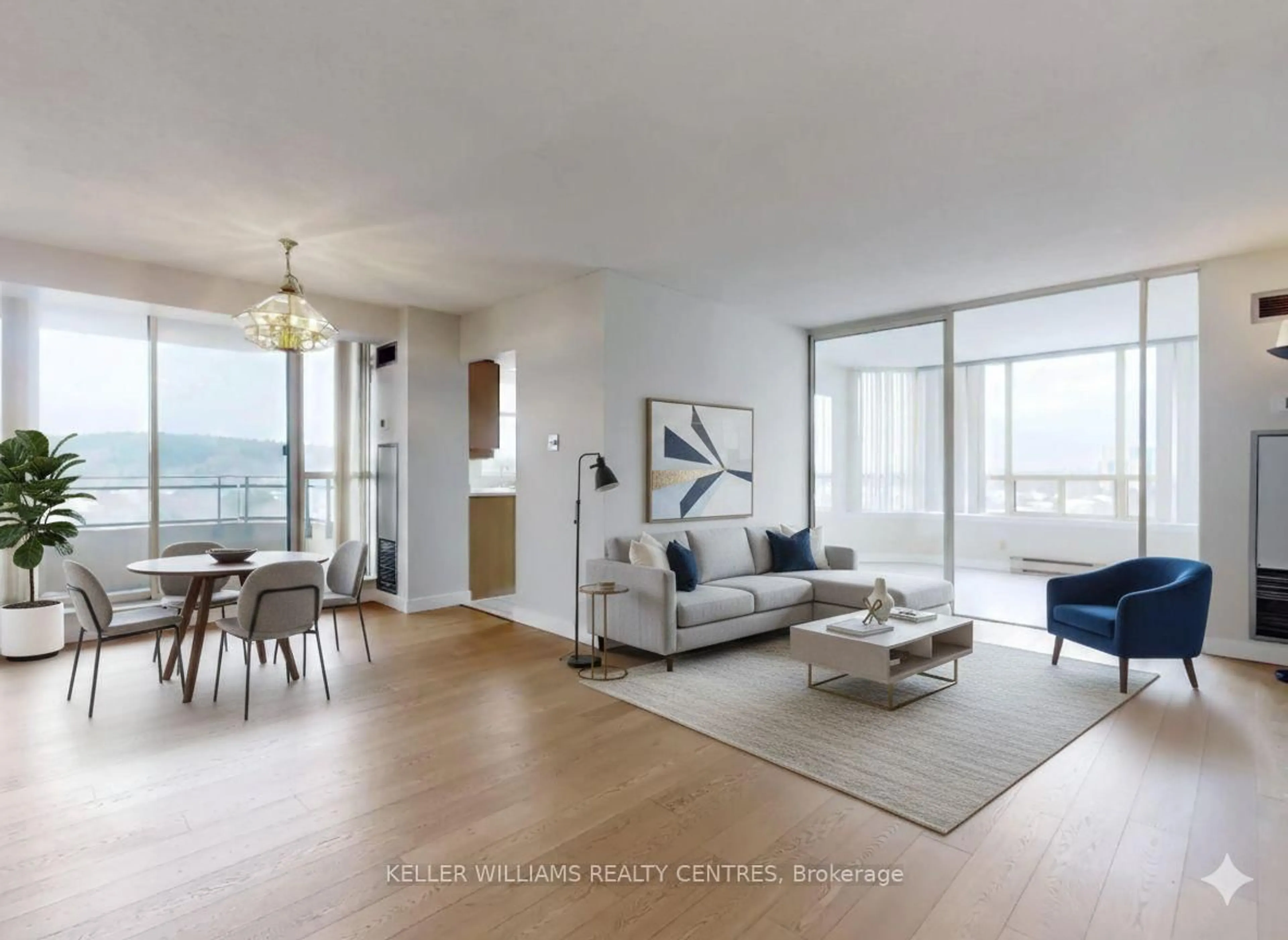 Living room with furniture, unknown for 32 Clarissa Dr #819, Richmond Hill Ontario L4C 9R7