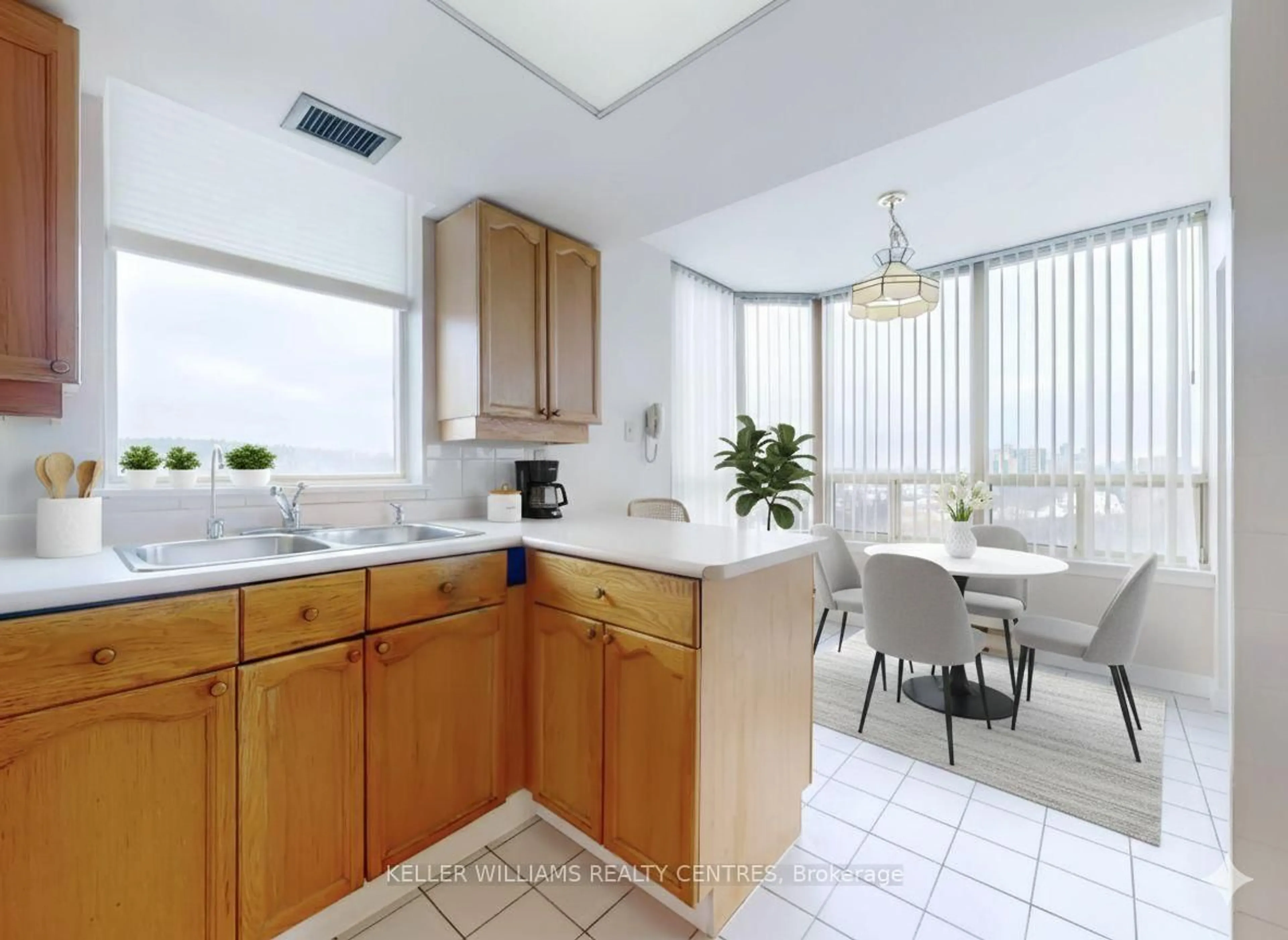 Standard kitchen, ceramic/tile floor for 32 Clarissa Dr #819, Richmond Hill Ontario L4C 9R7