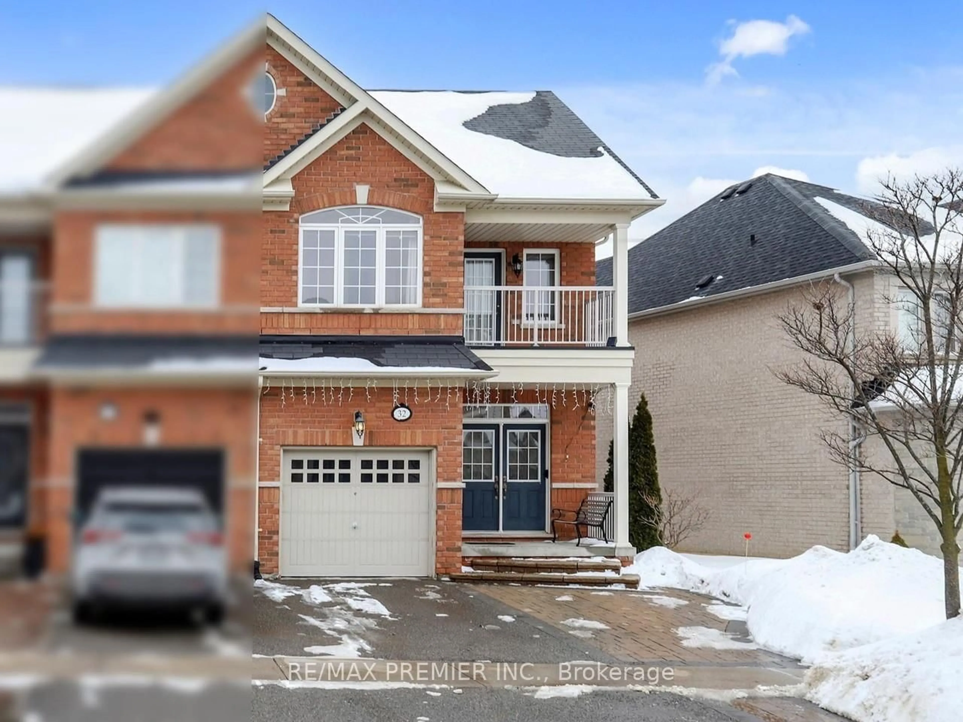 Home with brick exterior material, street for 32 Blue Grouse Rd, Vaughan Ontario L6A 4B9