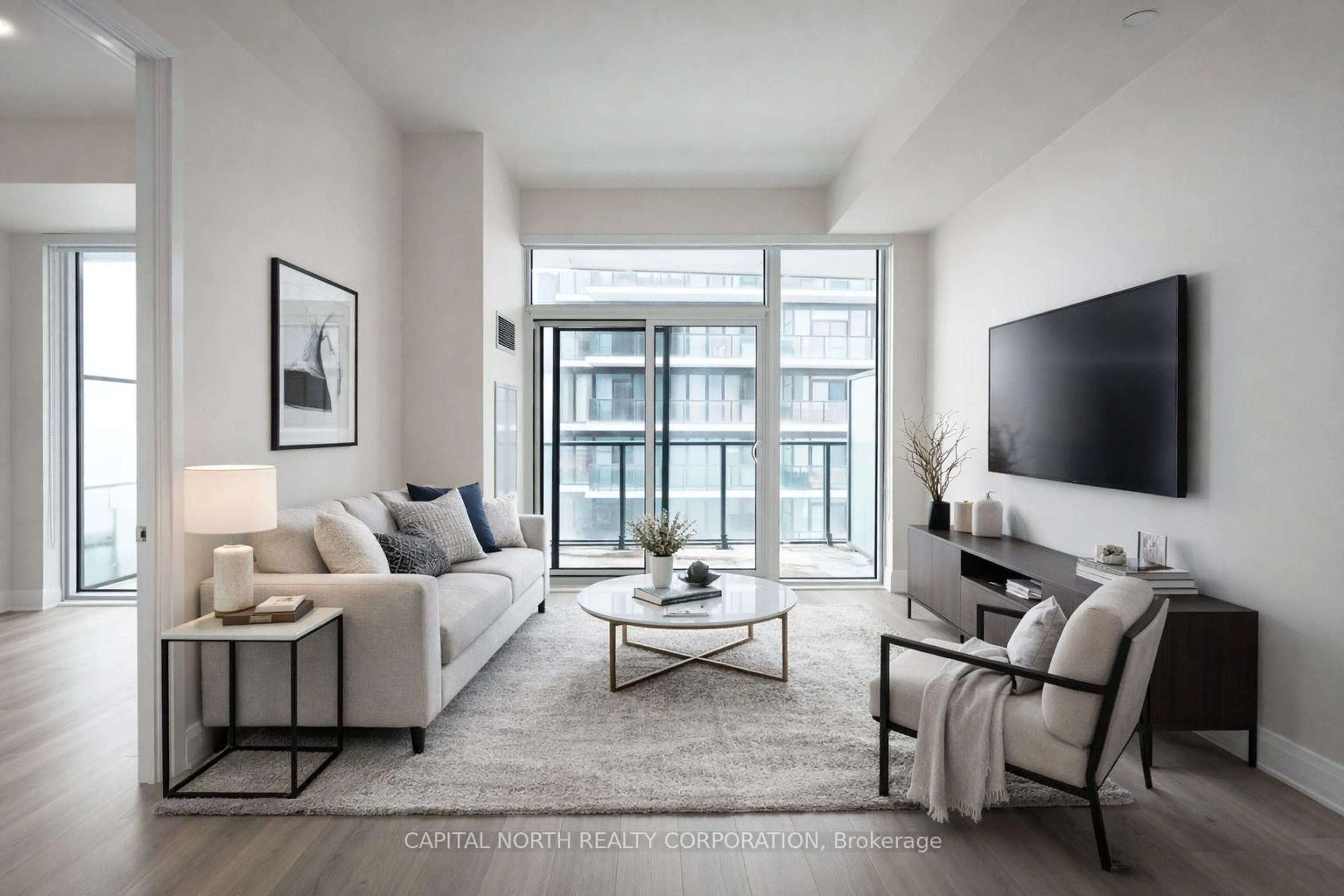 Living room with furniture, unknown for 9000 Jane St #2307, Vaughan Ontario L4K 0M6