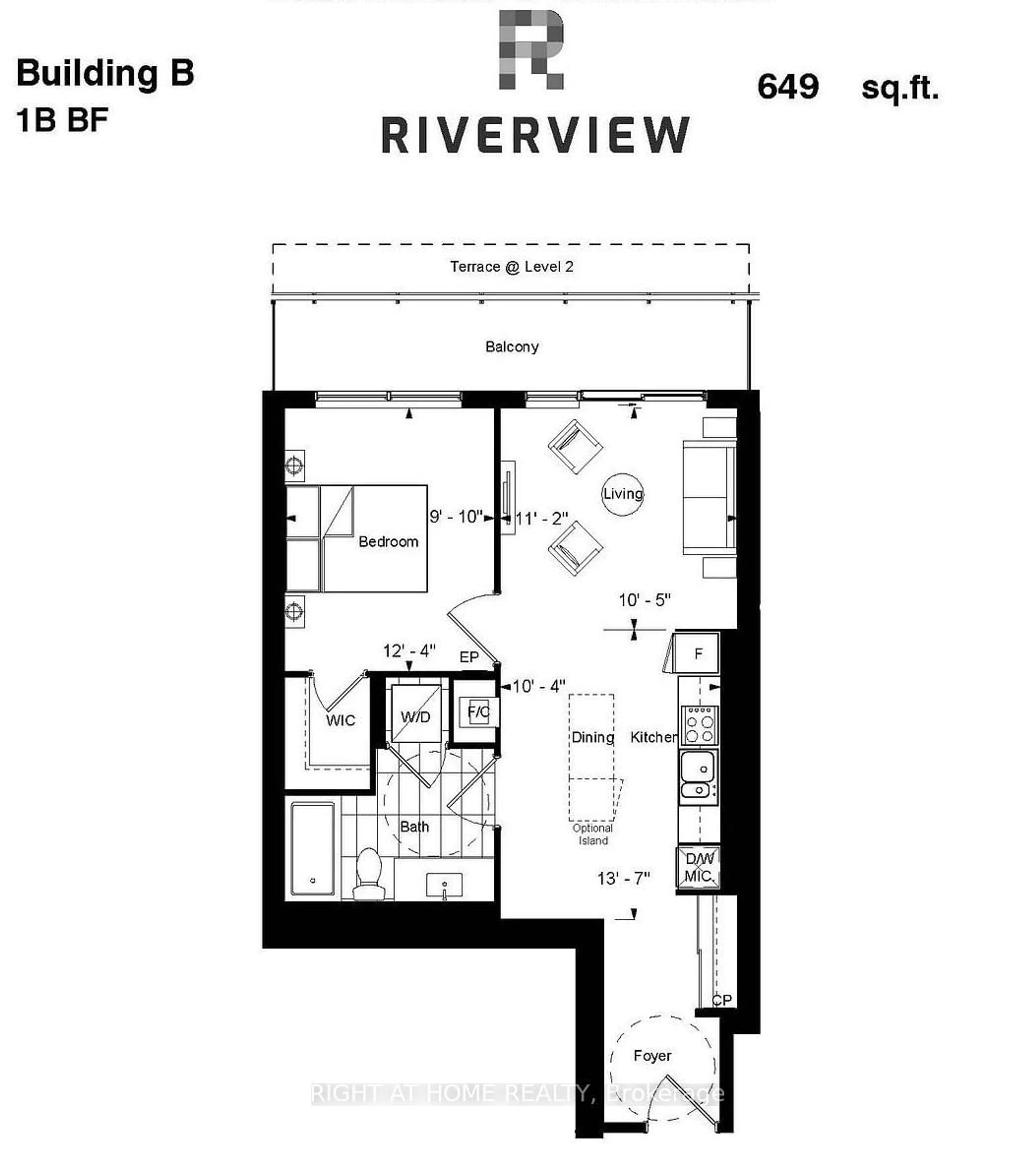Floor plan for 18 Water Walk Dr #501, Markham Ontario L3R 6L5
