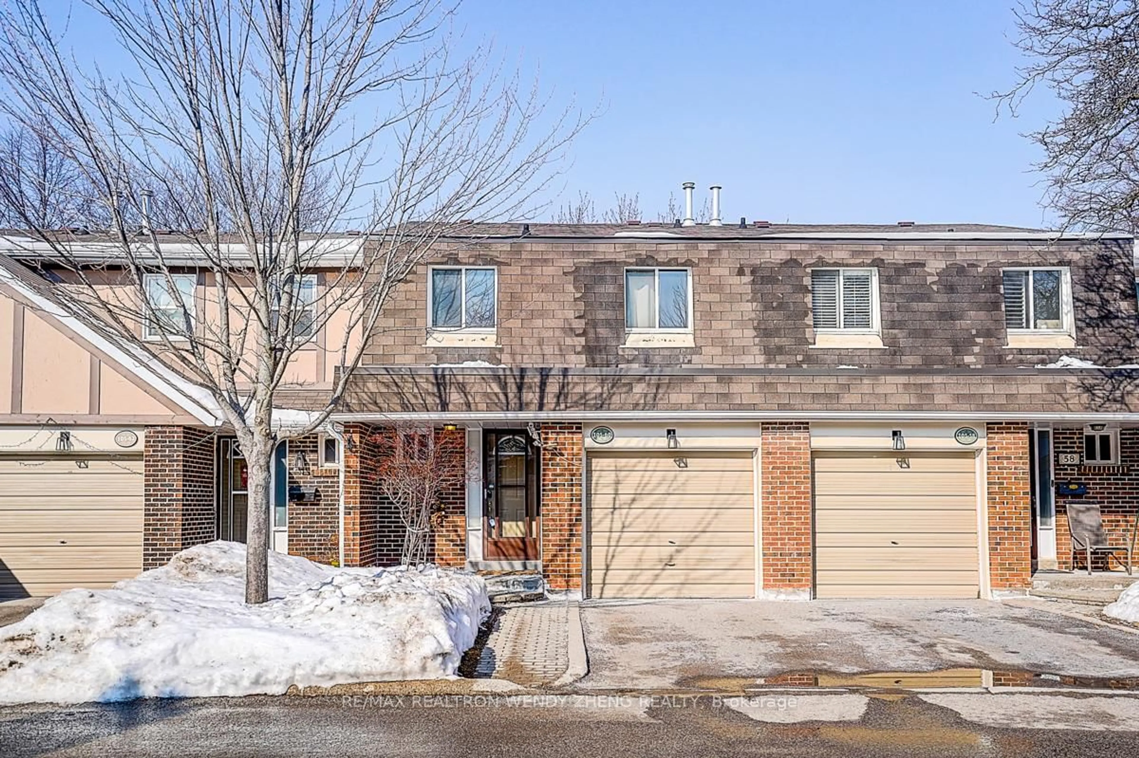 Home with brick exterior material, street for 105 Carlton Rd #60, Markham Ontario L3R 1Z8