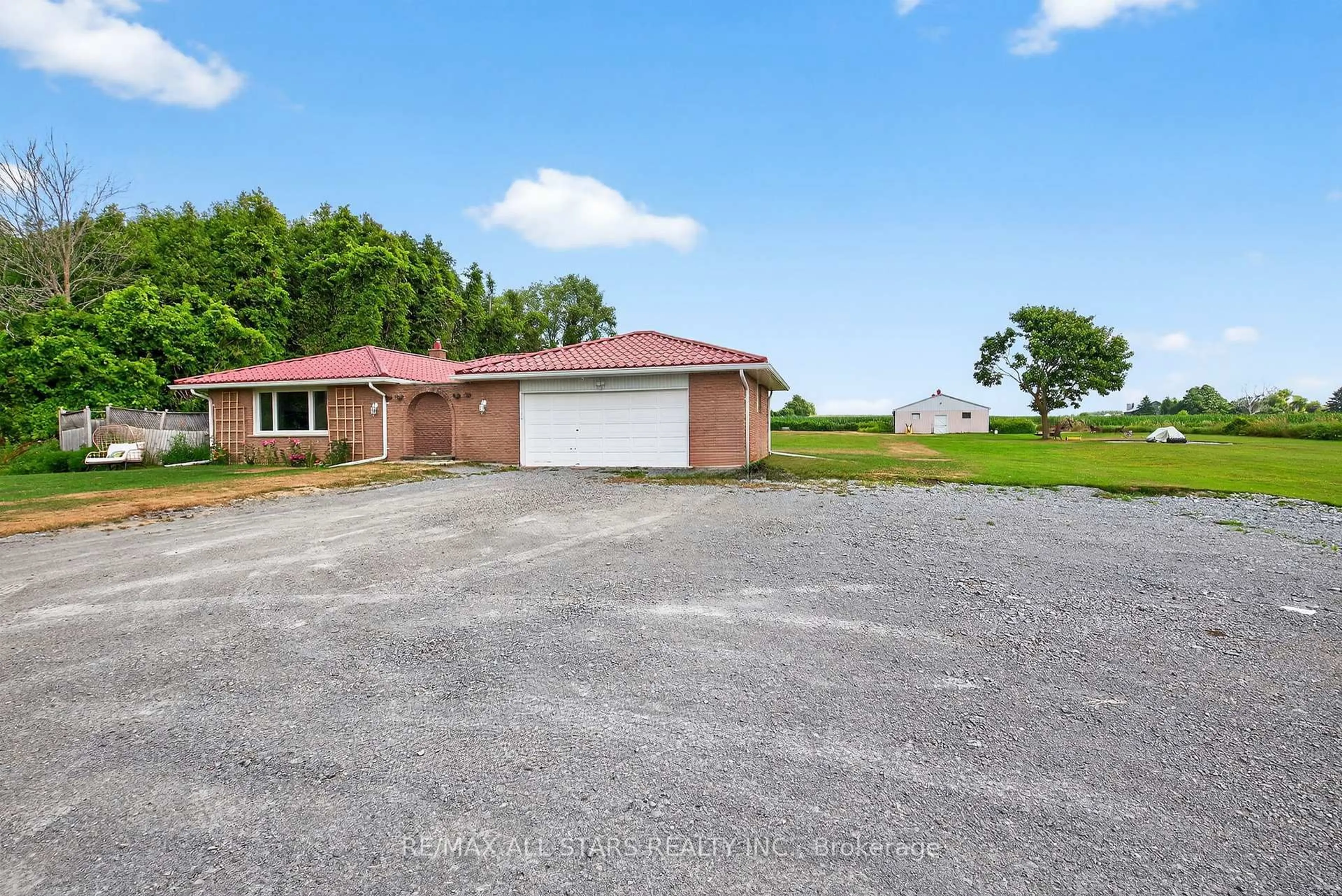 A pic from outside/outdoor area/front of a property/back of a property/a pic from drone, unknown for 22429 Kennedy Rd, East Gwillimbury Ontario L0G 1R0