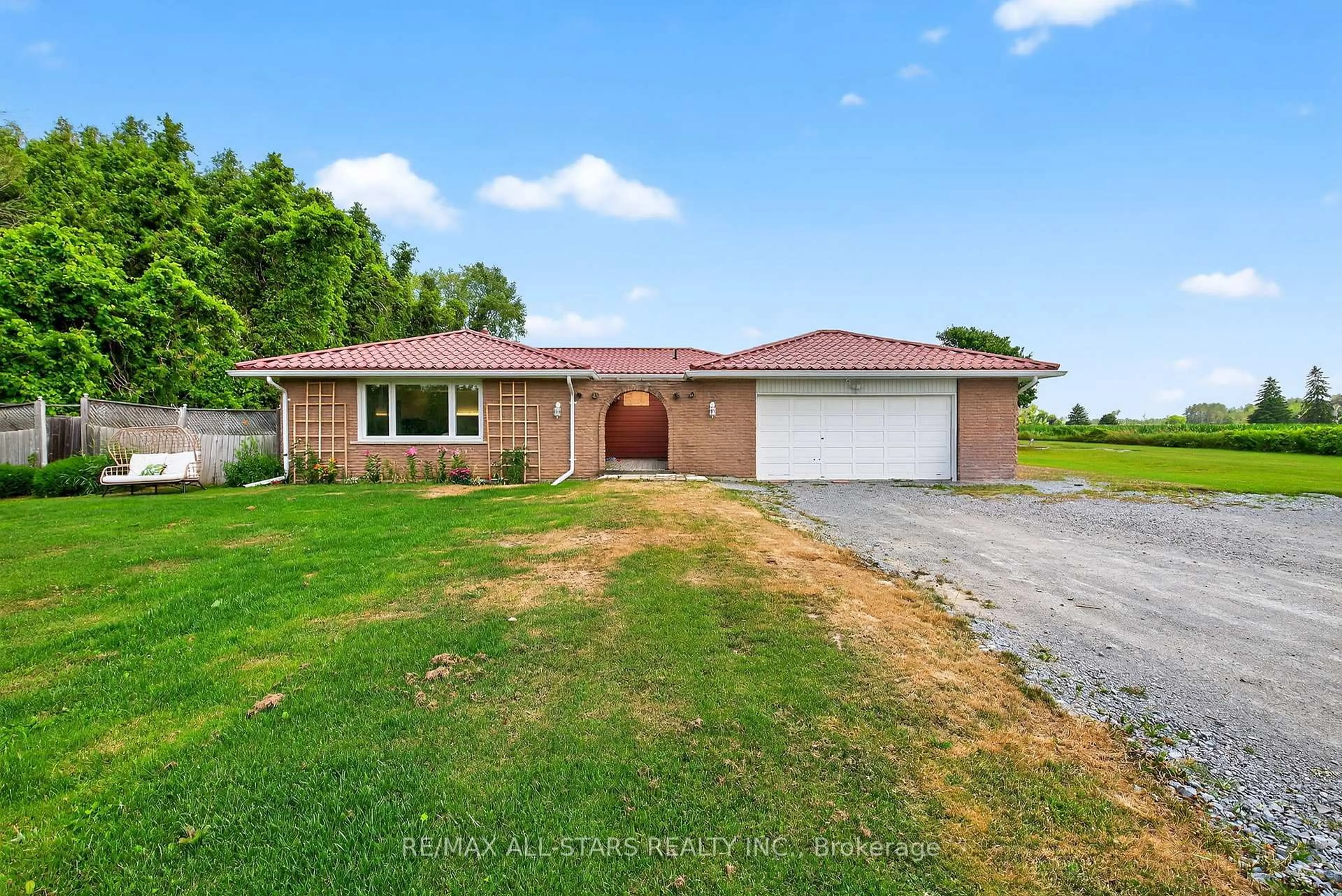 A pic from outside/outdoor area/front of a property/back of a property/a pic from drone, water/lake/river/ocean view for 22429 Kennedy Rd, East Gwillimbury Ontario L0G 1R0