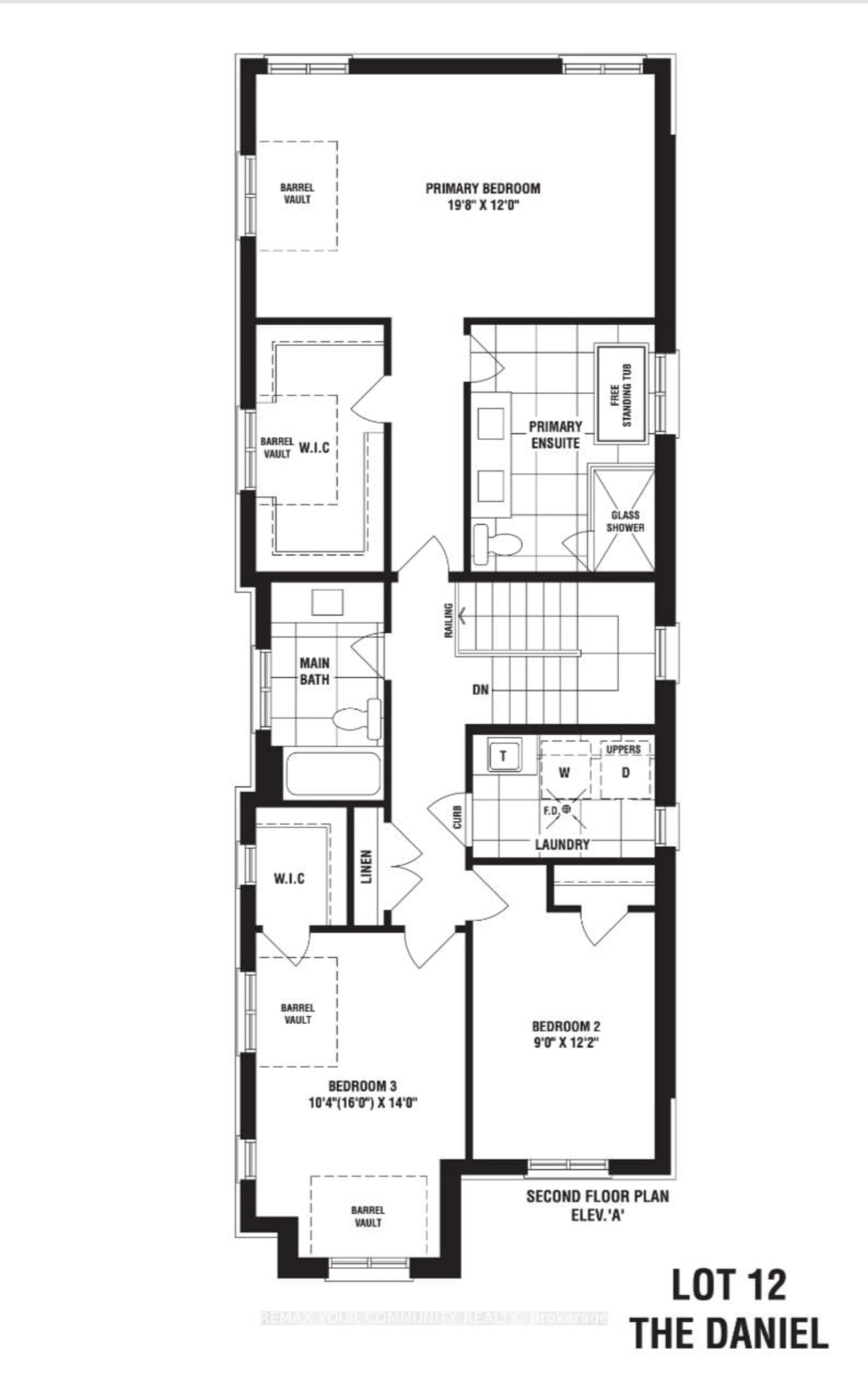 Floor plan for 131 Muret Cres #Lot 12, Vaughan Ontario L6A 4H4