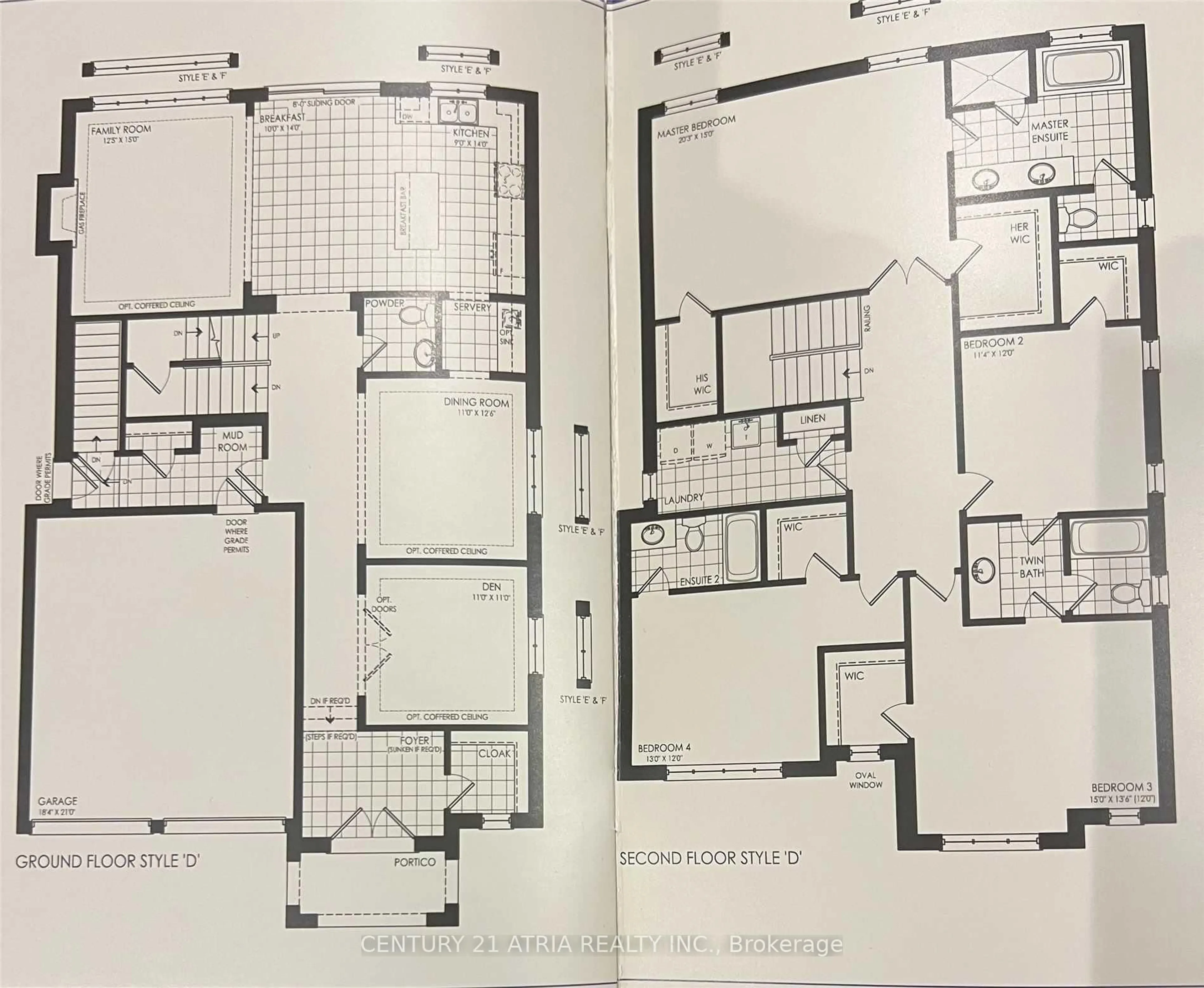 Floor plan for 180 Sunset Vista Crt, Aurora Ontario L4G 3Y1