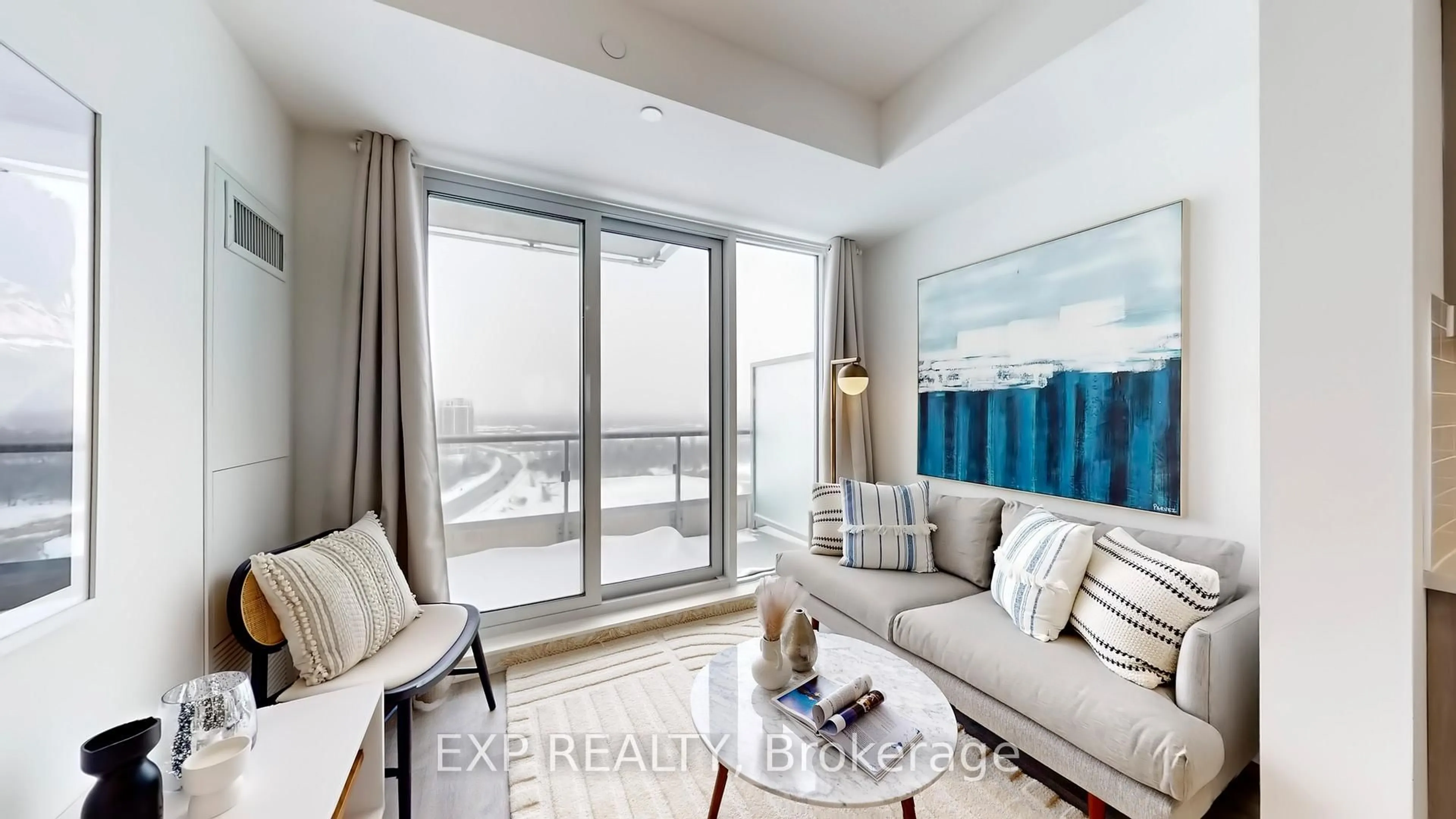 Living room with furniture, unknown for 292 Verdale Crossing #1608, Markham Ontario L6G 0H6