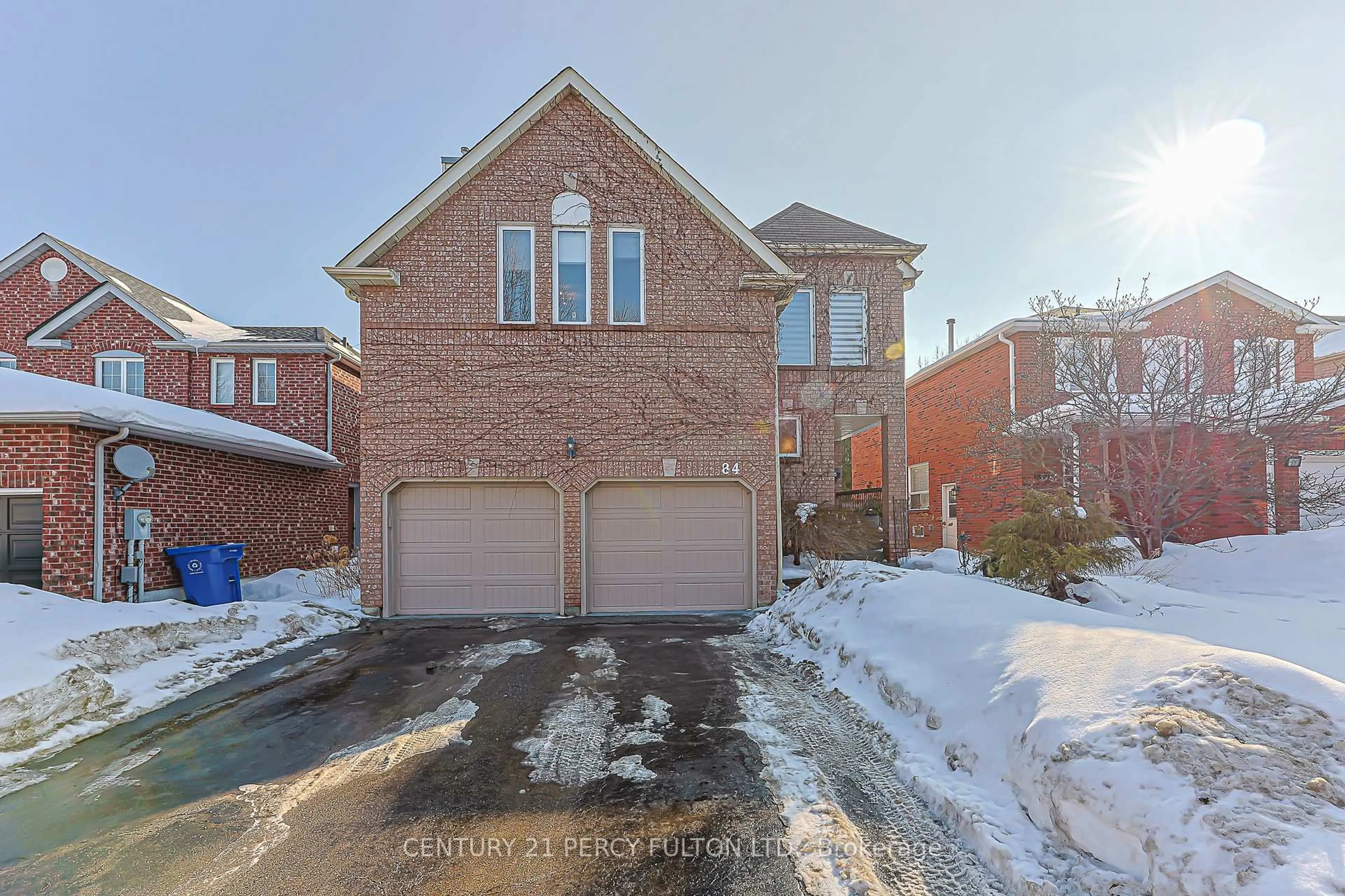 Home with brick exterior material, street for 84 Loraview Lane, Aurora Ontario L4G 6N5