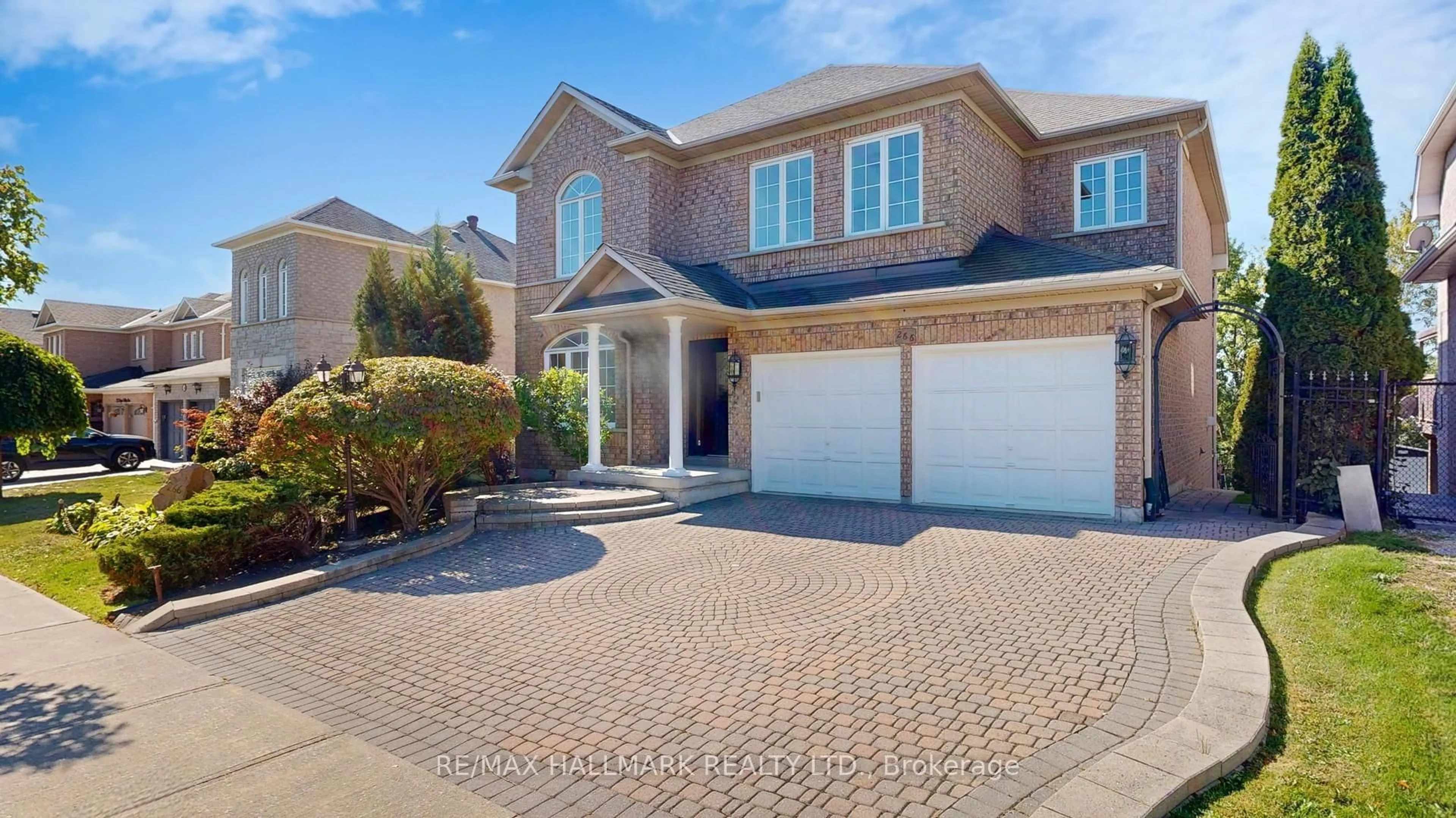 Home with brick exterior material, street for 266 Napa Valley Ave, Vaughan Ontario L4H 1L2