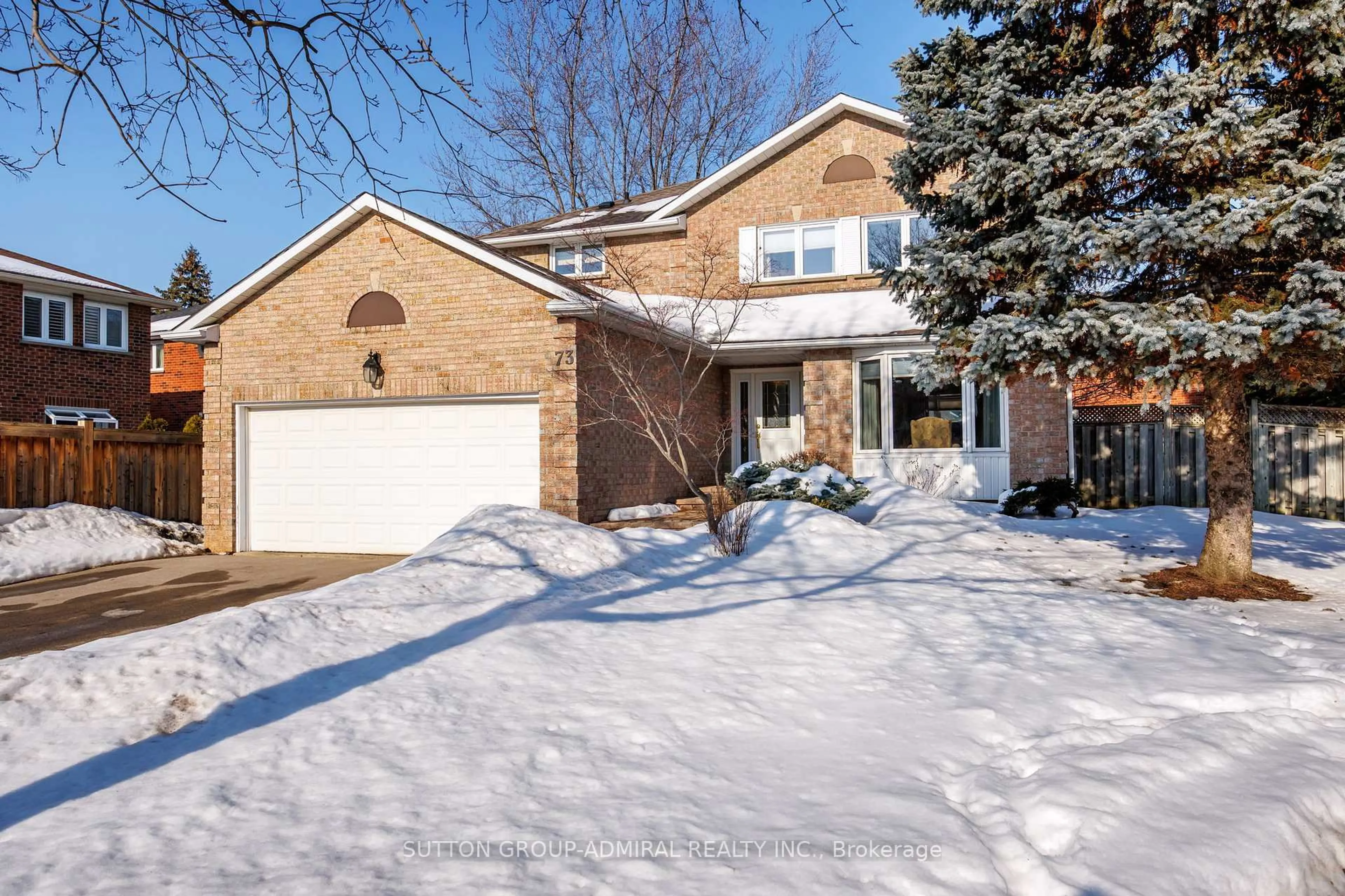 Home with brick exterior material, street for 73 Crystal Dr, Richmond Hill Ontario L4C 7Y7