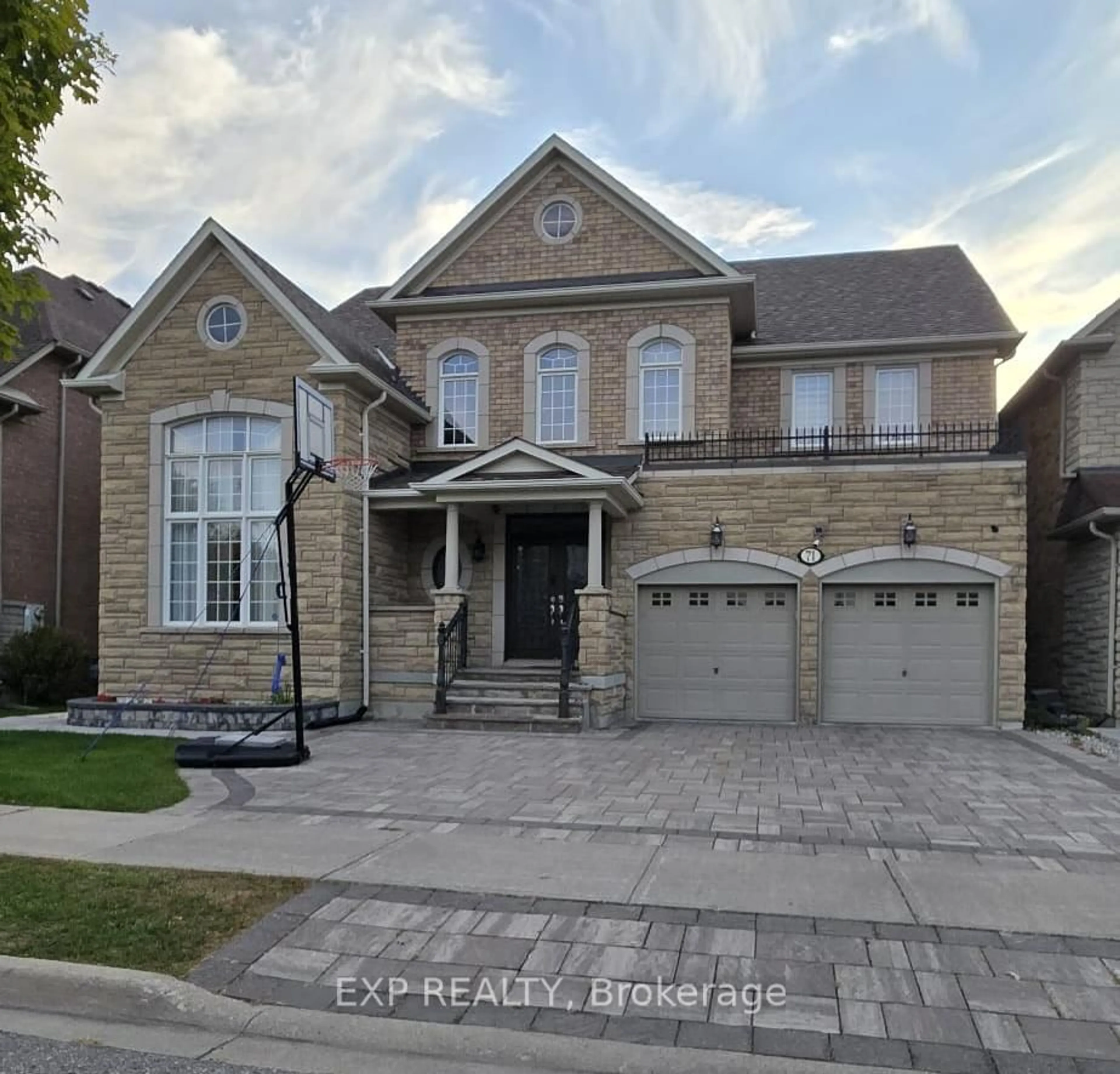 Home with brick exterior material, street for 71 Golden Meadow Dr, Markham Ontario L6E 1E9
