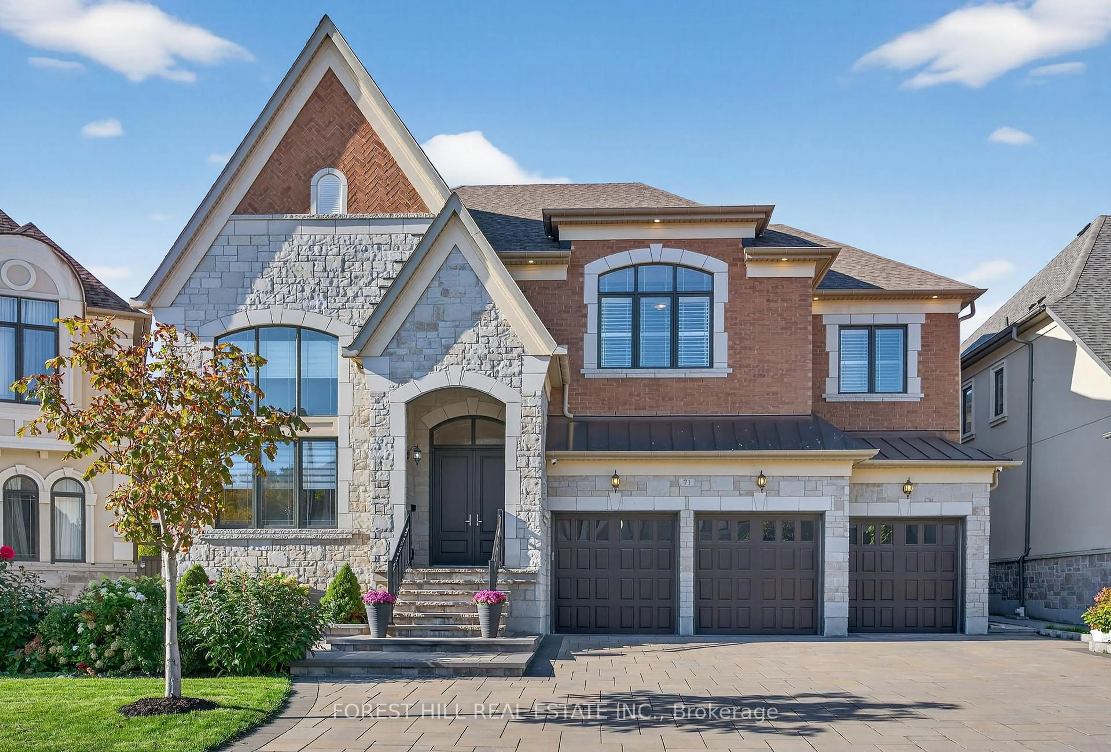 Home with brick exterior material, street for 71 Sofia Olivia Cres, Vaughan Ontario L6A 4V1