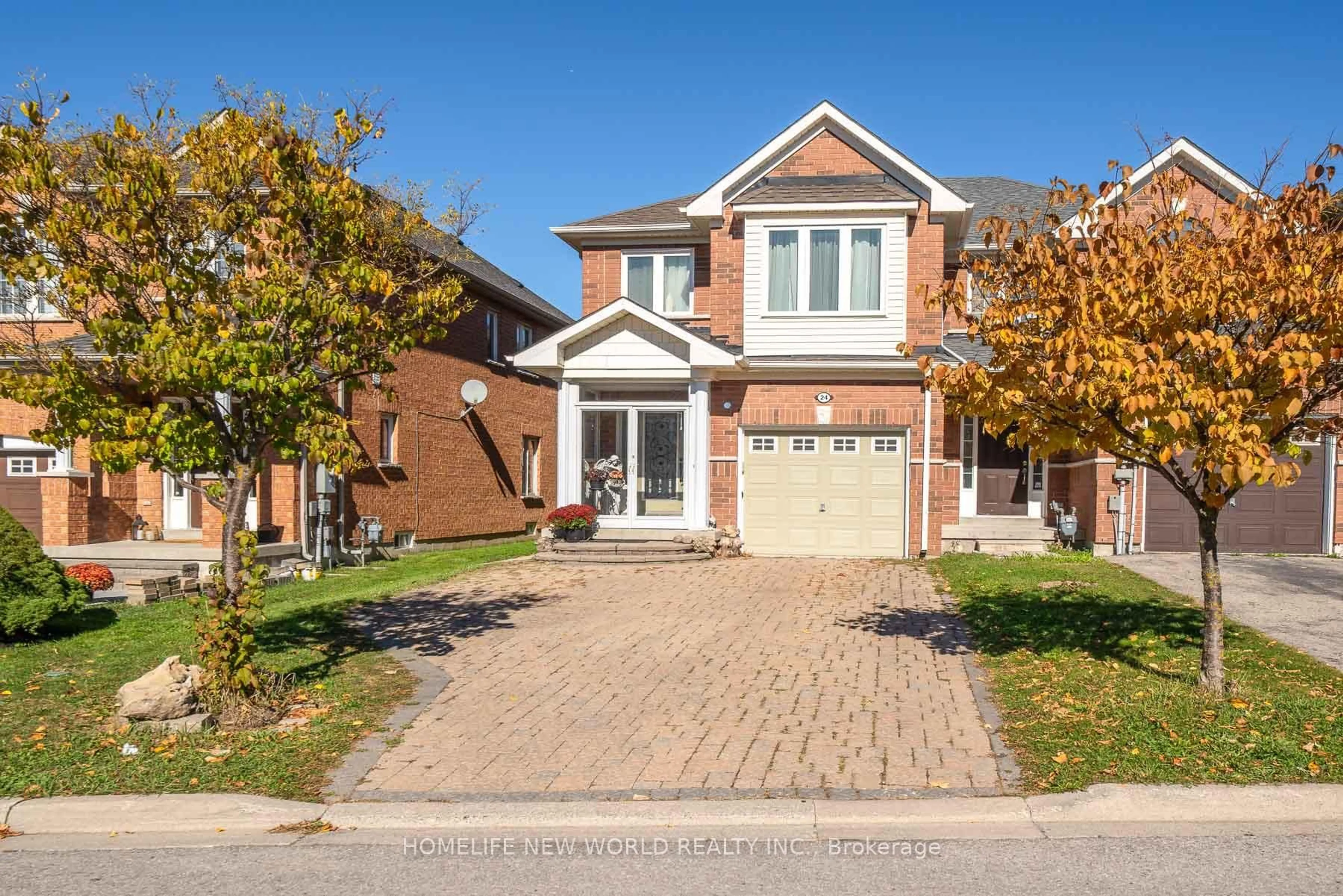 Home with brick exterior material, street for 24 Christephen Cres, Richmond Hill Ontario L4S 2S6