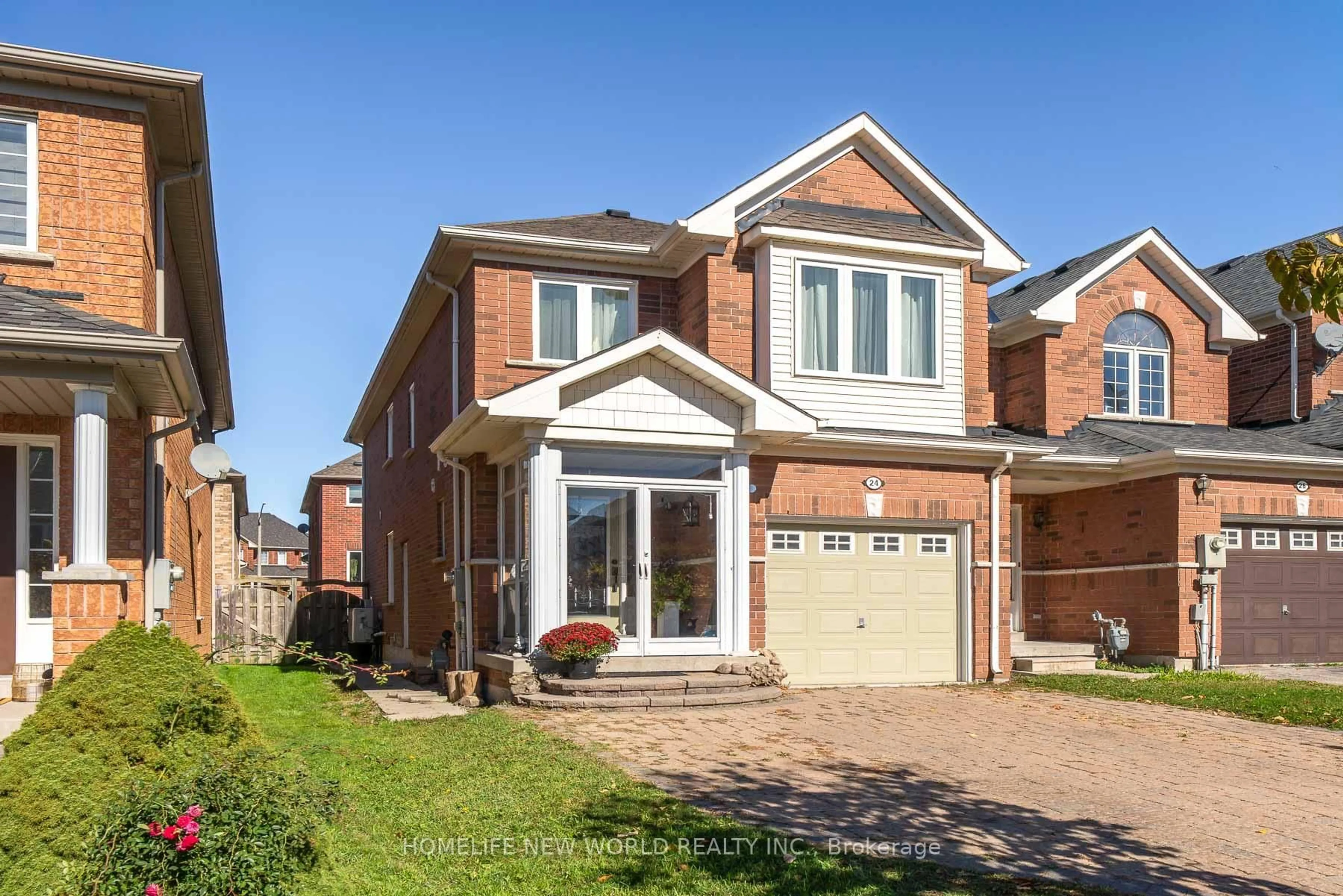 Home with brick exterior material, street for 24 Christephen Cres, Richmond Hill Ontario L4S 2S6