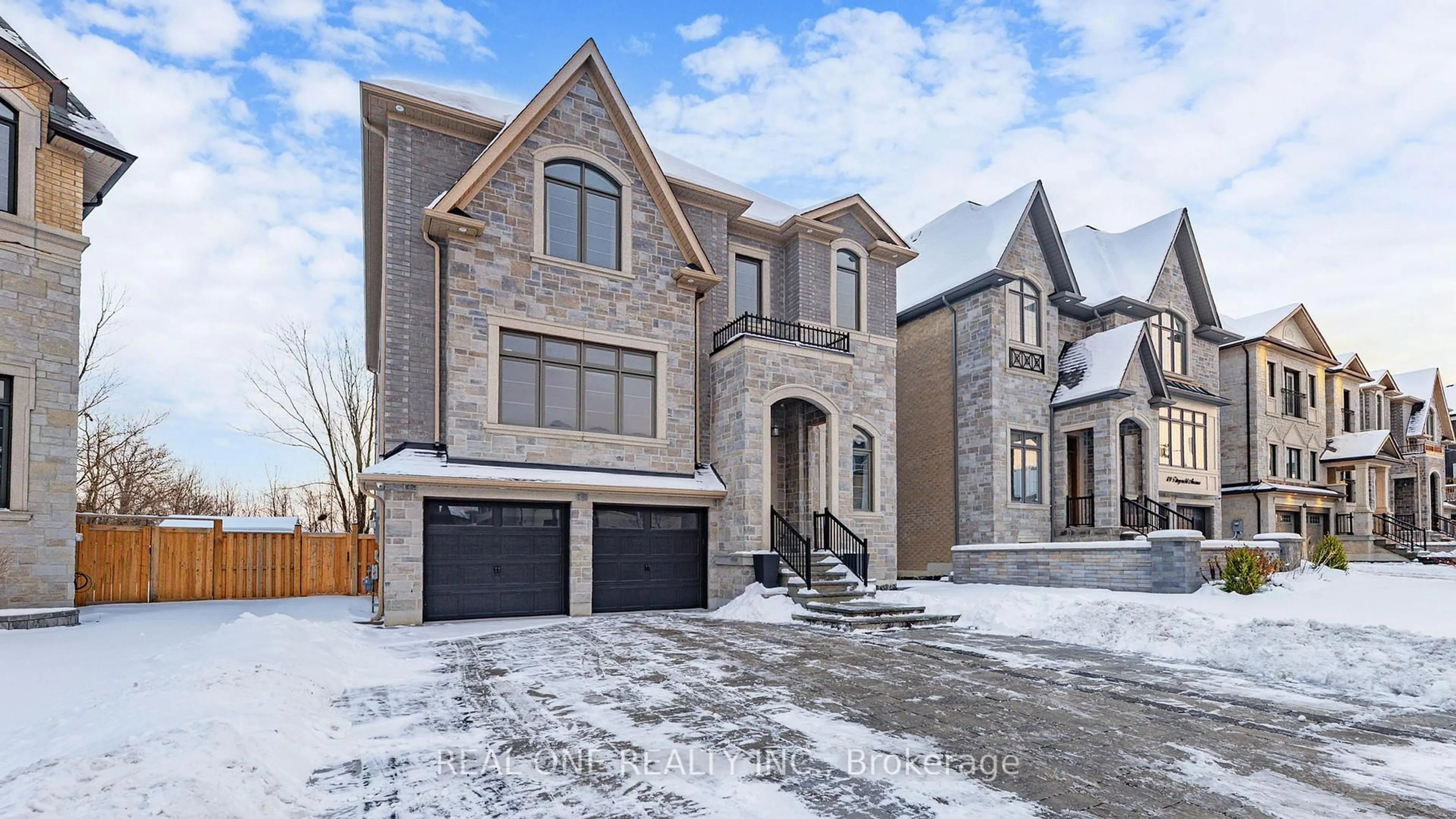 Home with brick exterior material, street for 91 Fitzgerald Ave, Markham Ontario L3R 1R5
