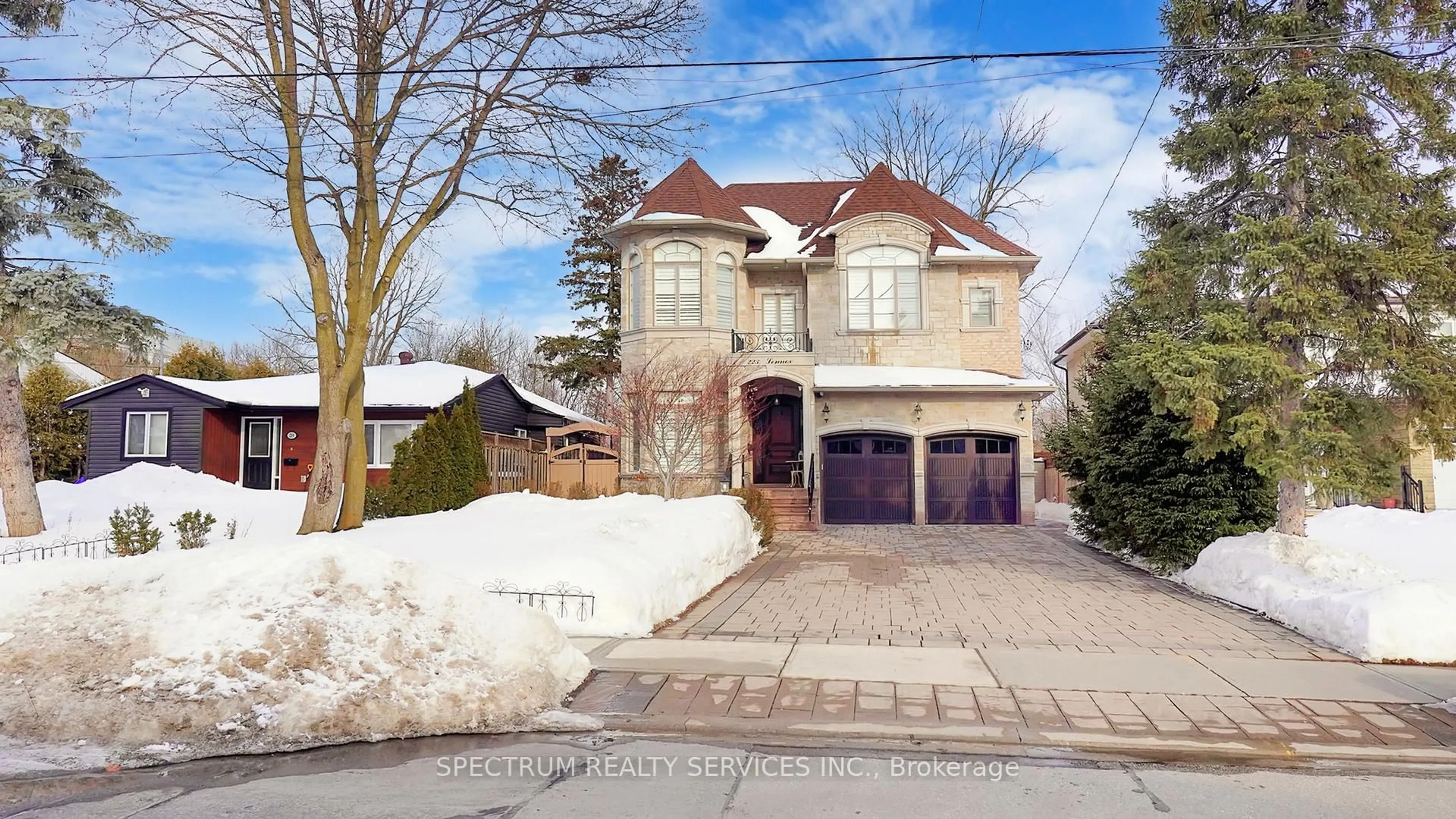Home with brick exterior material, street for 223 Lennox Ave, Richmond Hill Ontario L4C 2A4