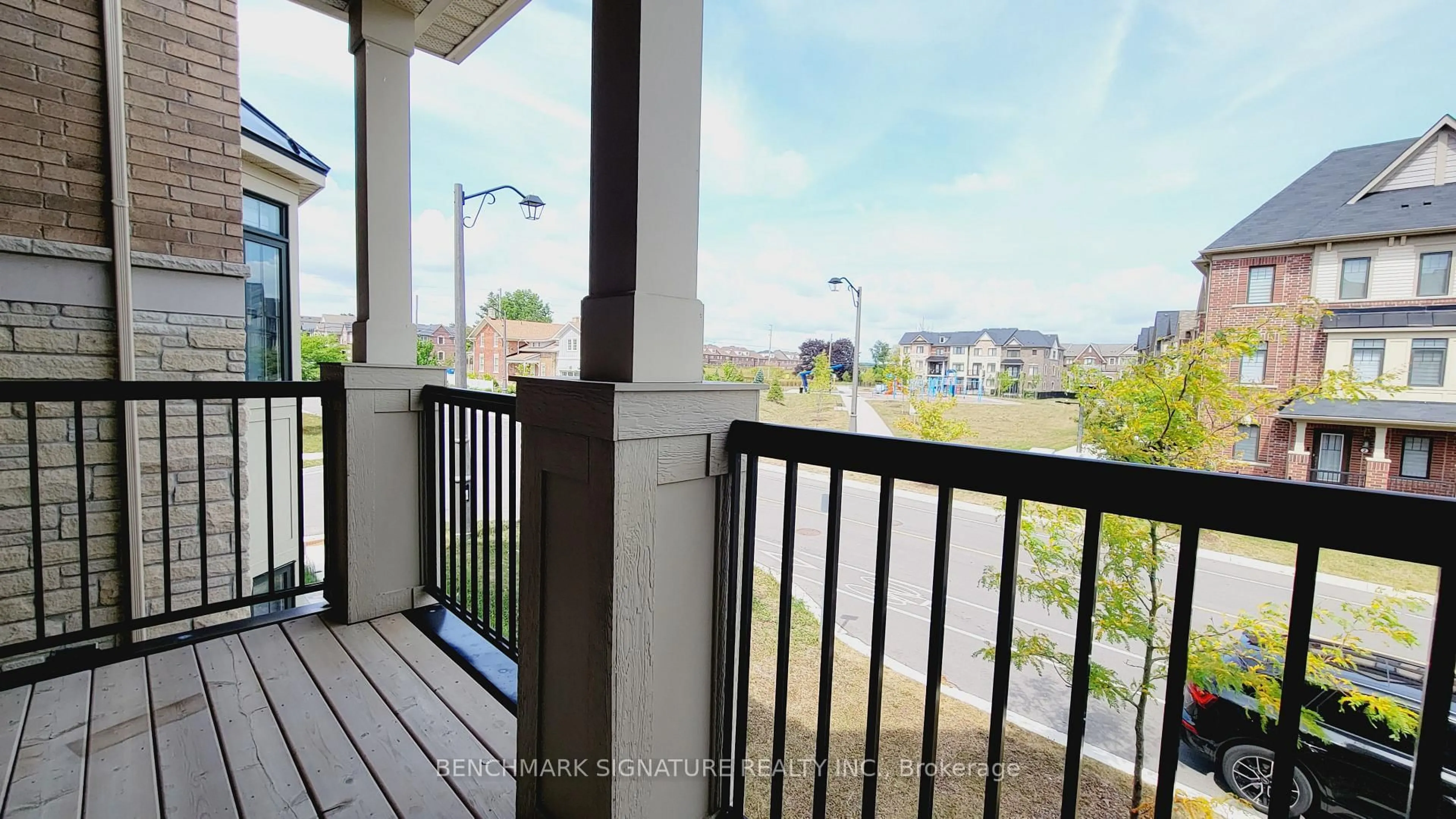 Balcony in the apartment, city buildings view from balcony for 29 George Peach Ave, Markham Ontario L6C 0Z2
