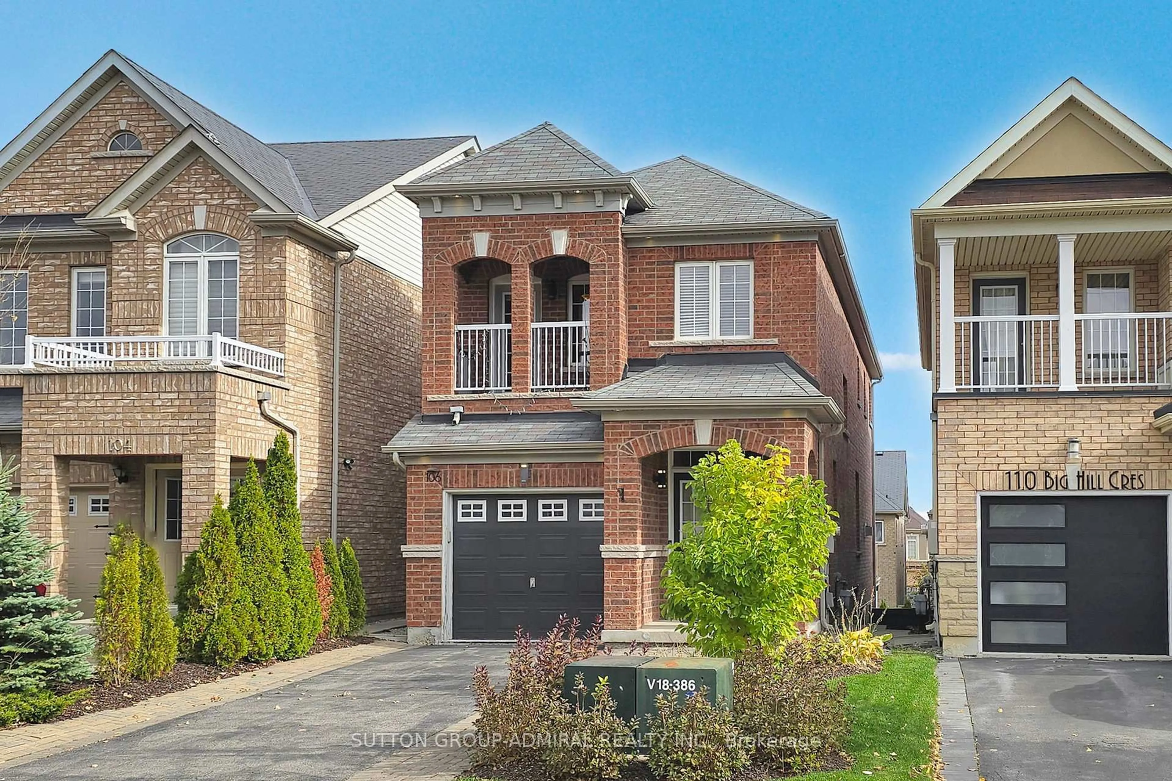 Home with brick exterior material, street for 106 Big Hill Cres, Vaughan Ontario L6A 4K7