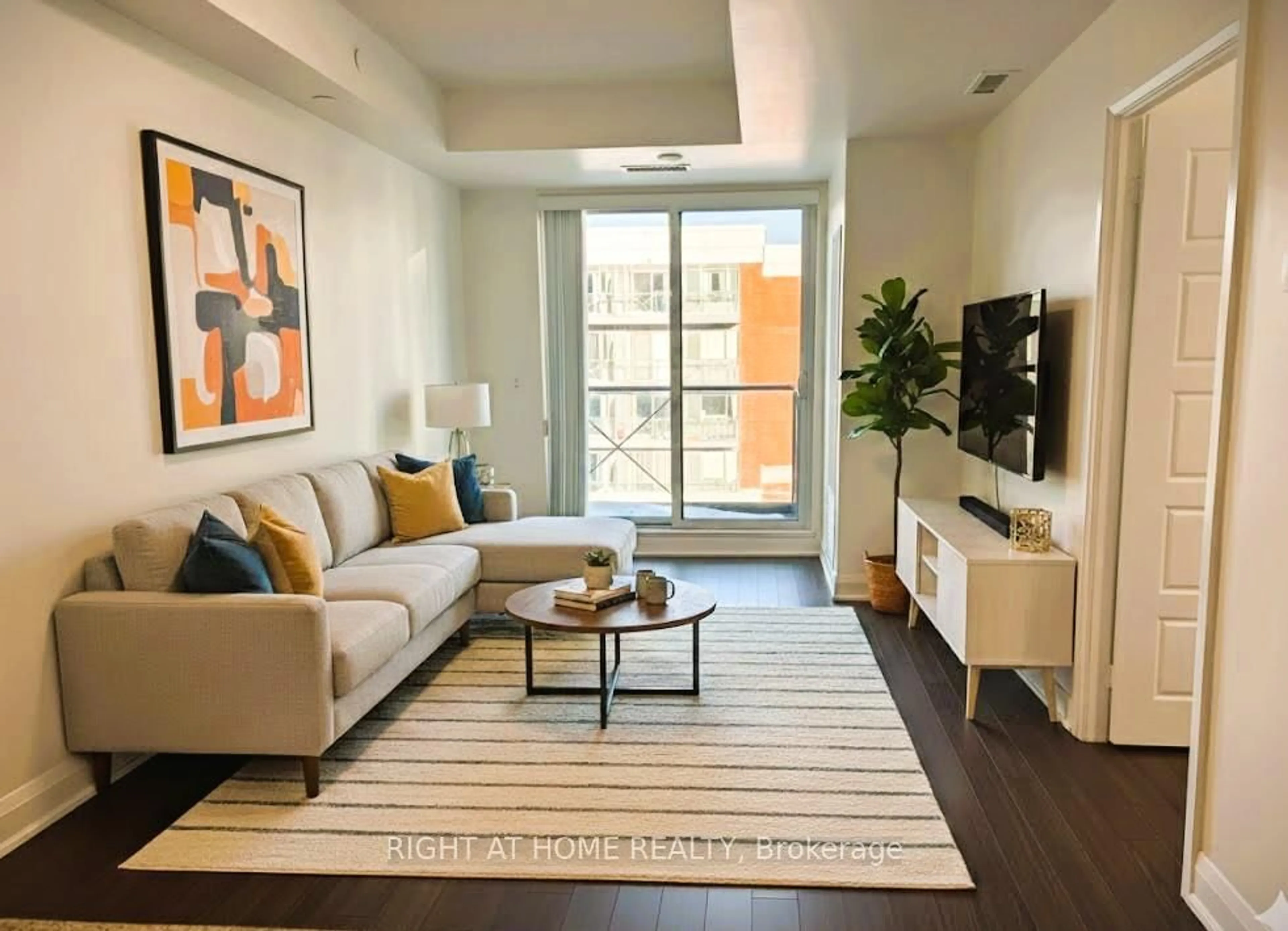 Living room with furniture, unknown for 1 Uptown Dr #603, Markham Ontario L3R 5C1