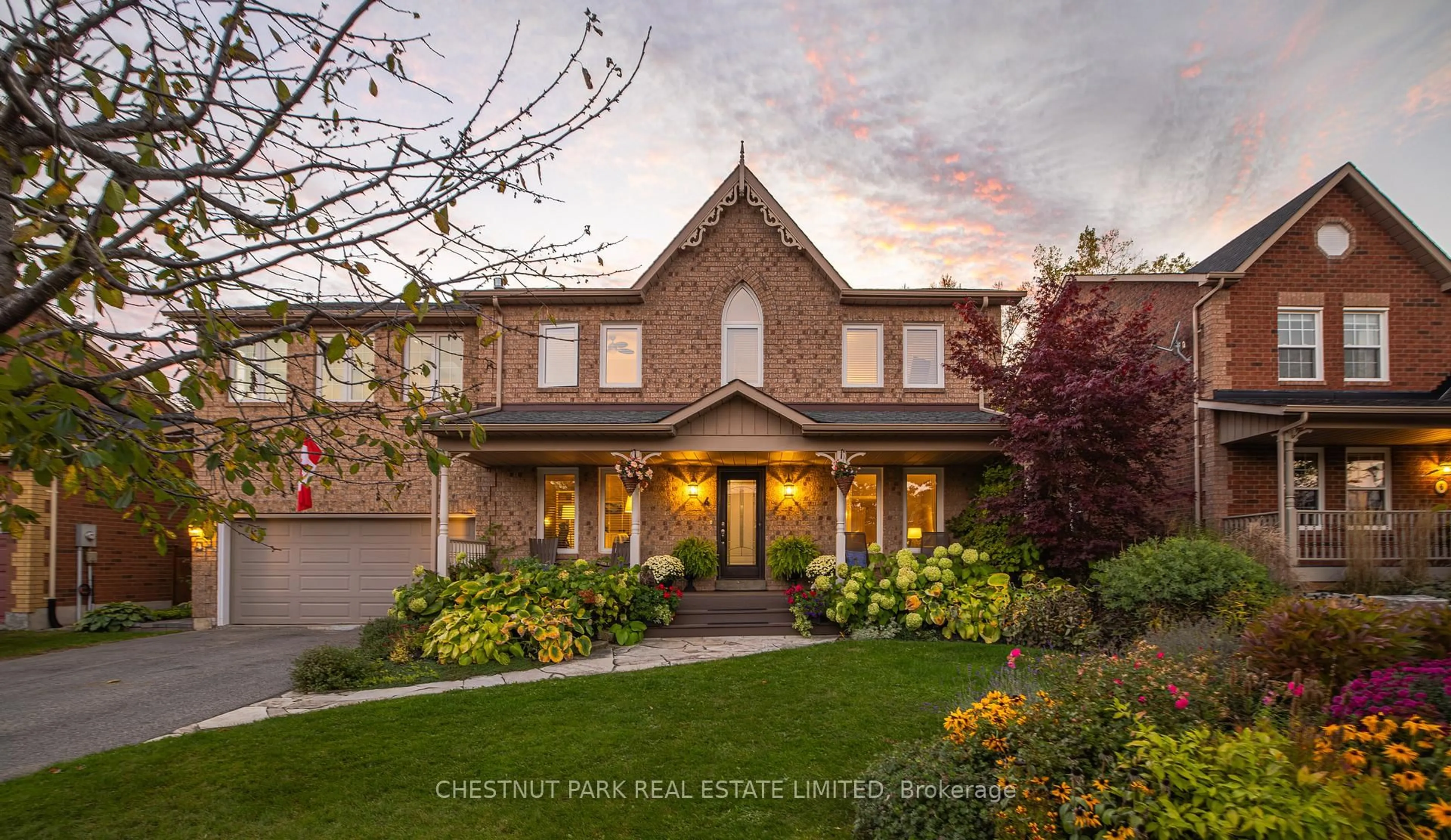 Home with brick exterior material, street for 4 Galloway Cres, Uxbridge Ontario L9P 1W8