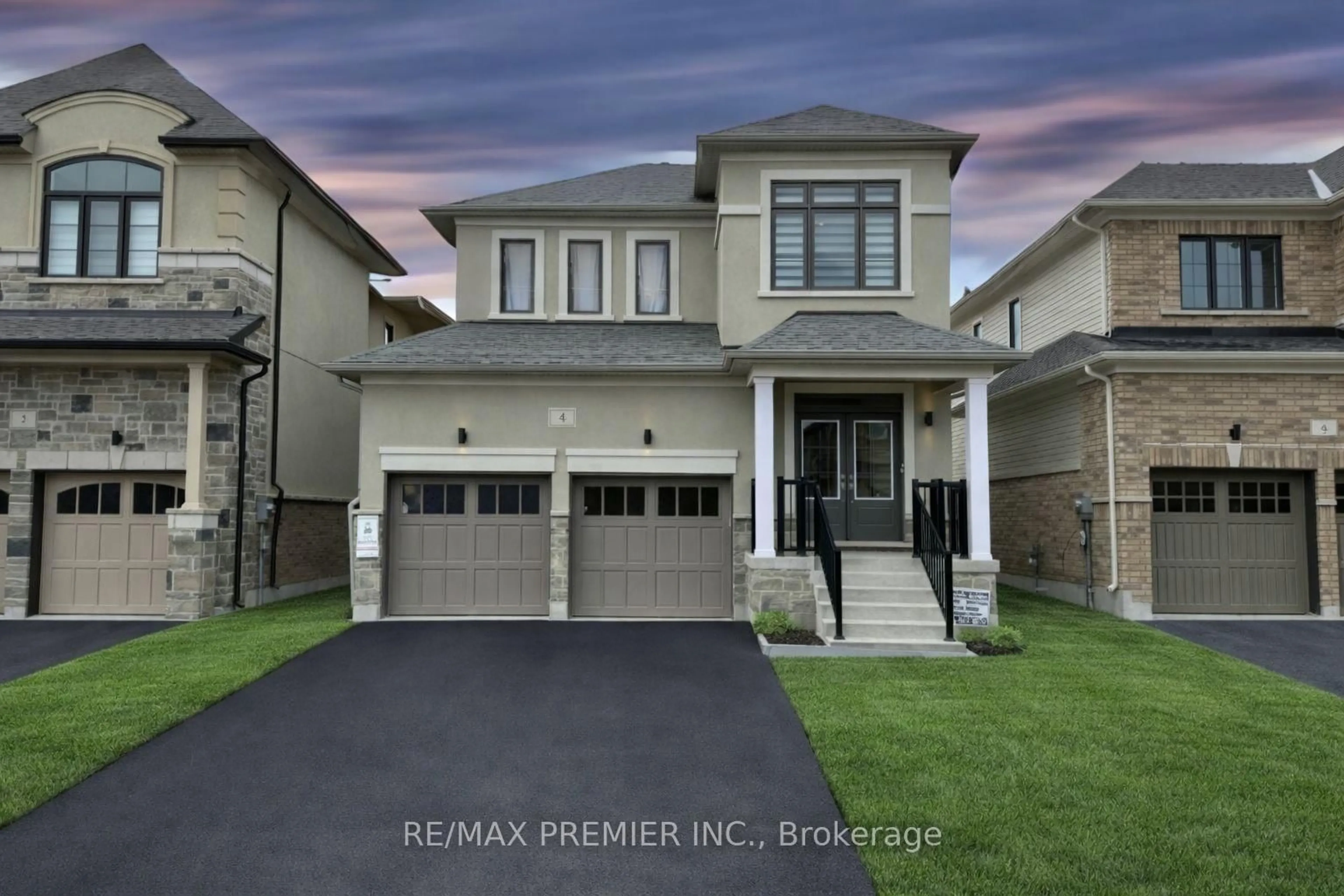 Home with brick exterior material, street for 4 Ken Davie Gate, Georgina Ontario L4P 0J5