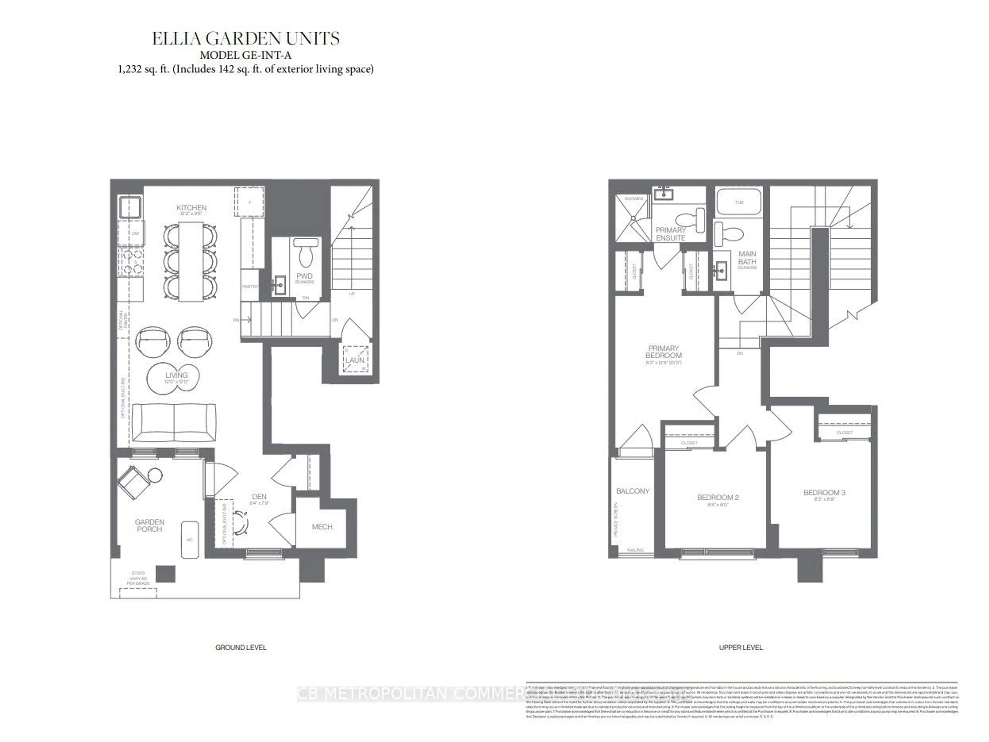 Floor plan for 37 Charleston Way #53, Markham Ontario L6C 1M8