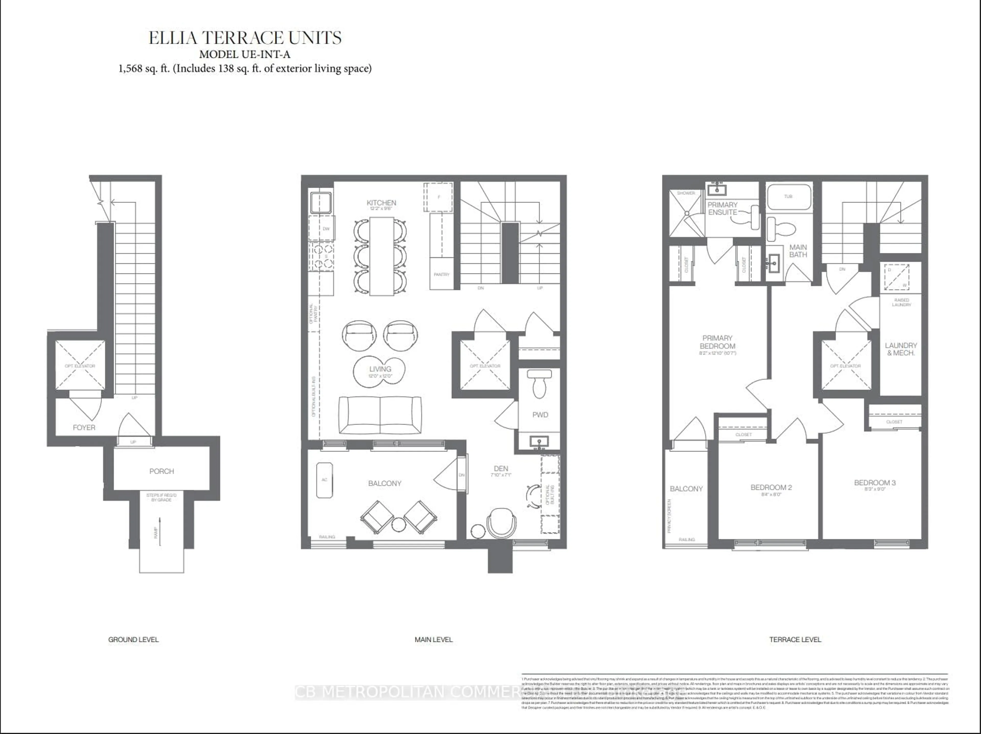 Floor plan for 37 Charleston Way #50, Markham Ontario L6C 1M8