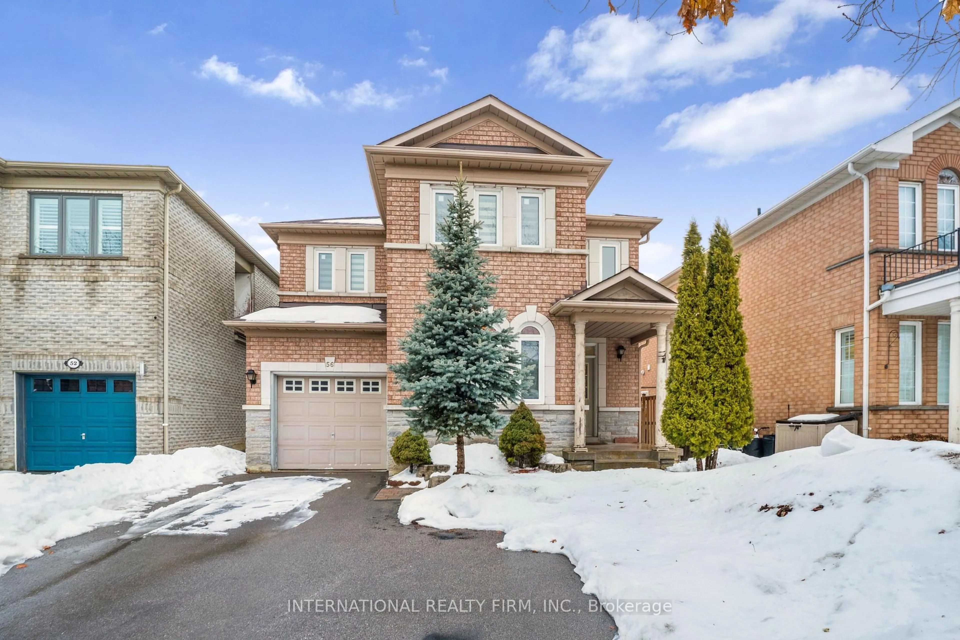 Home with brick exterior material, street for 56 Wildberry Cres, Vaughan Ontario L4H 2C6