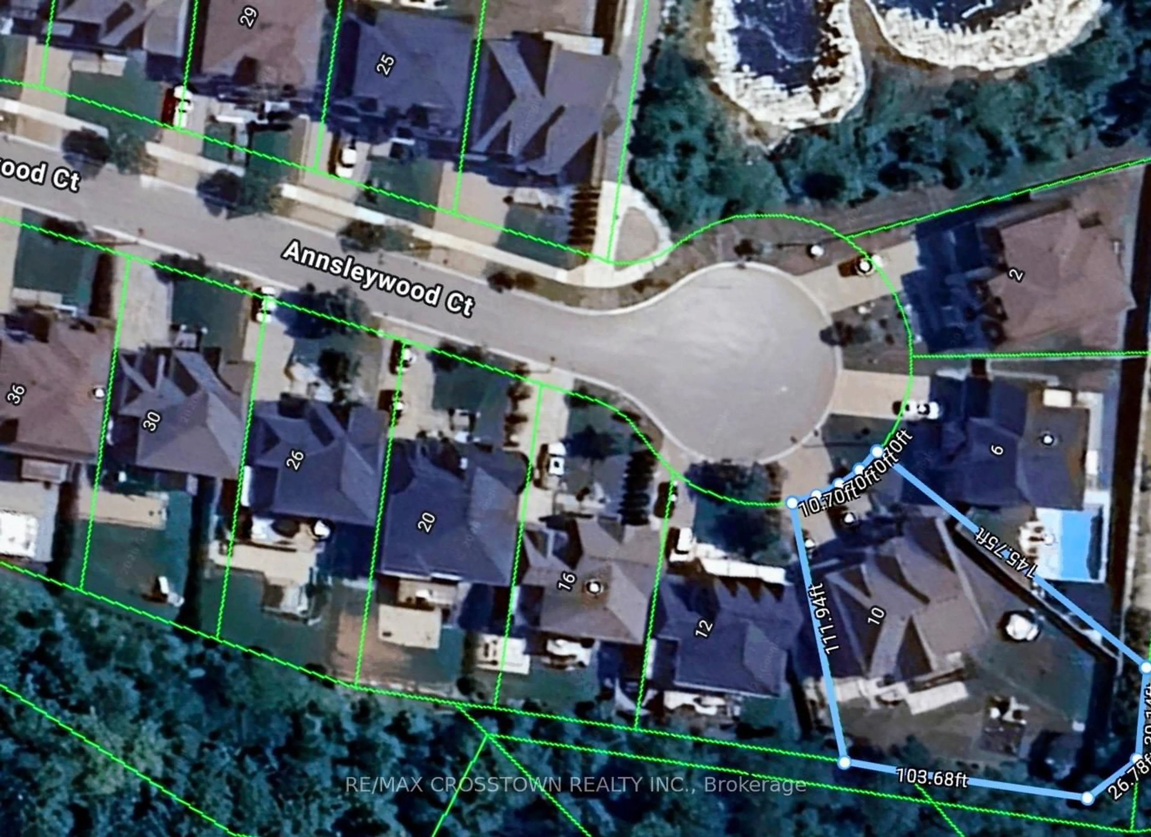 A pic from outside/outdoor area/front of a property/back of a property/a pic from drone, street for 10 Annsleywood Crt, Vaughan Ontario L4H 4G6