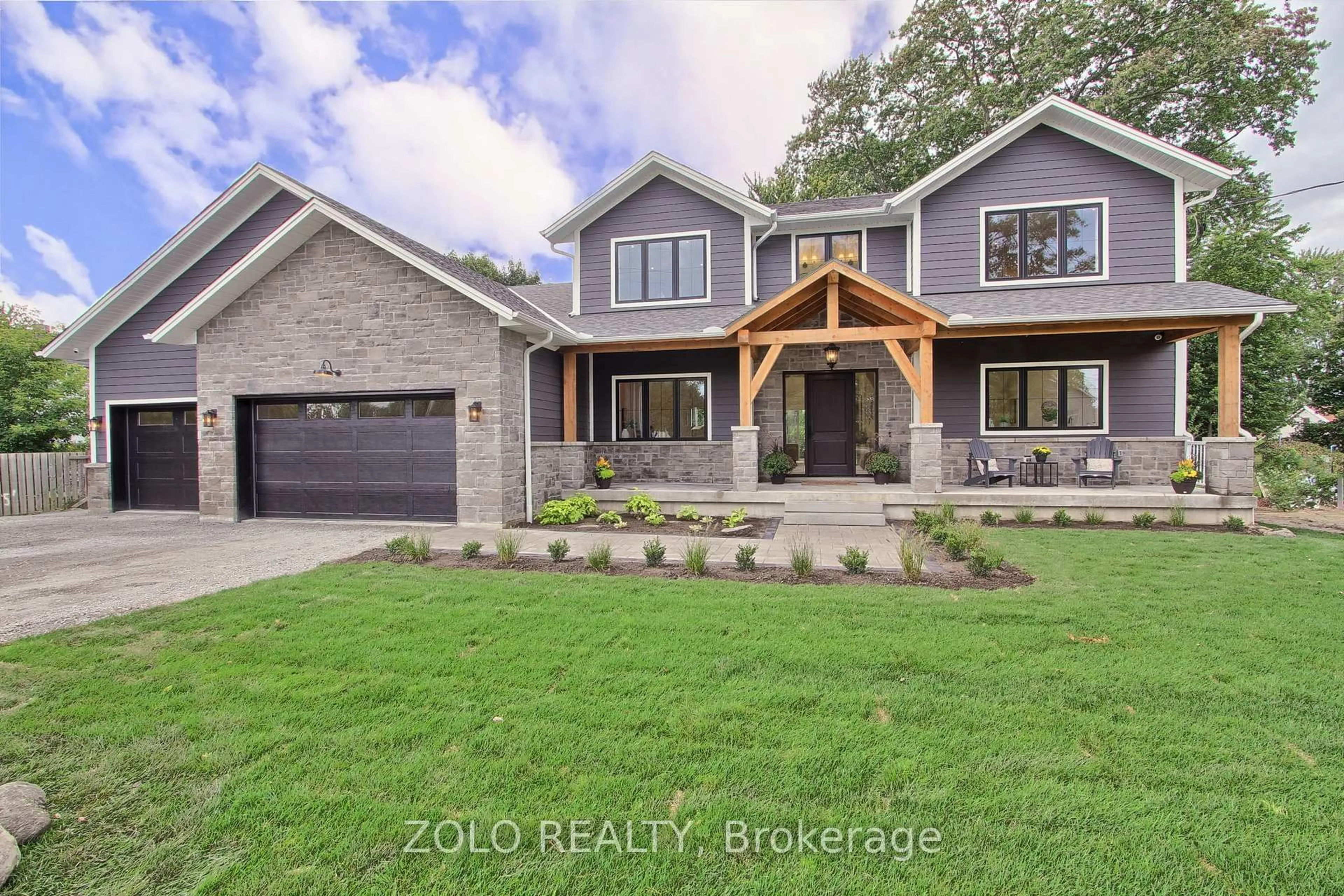 Home with brick exterior material, street for 27088 Kennedy Rd, Georgina Ontario L0E 1S0