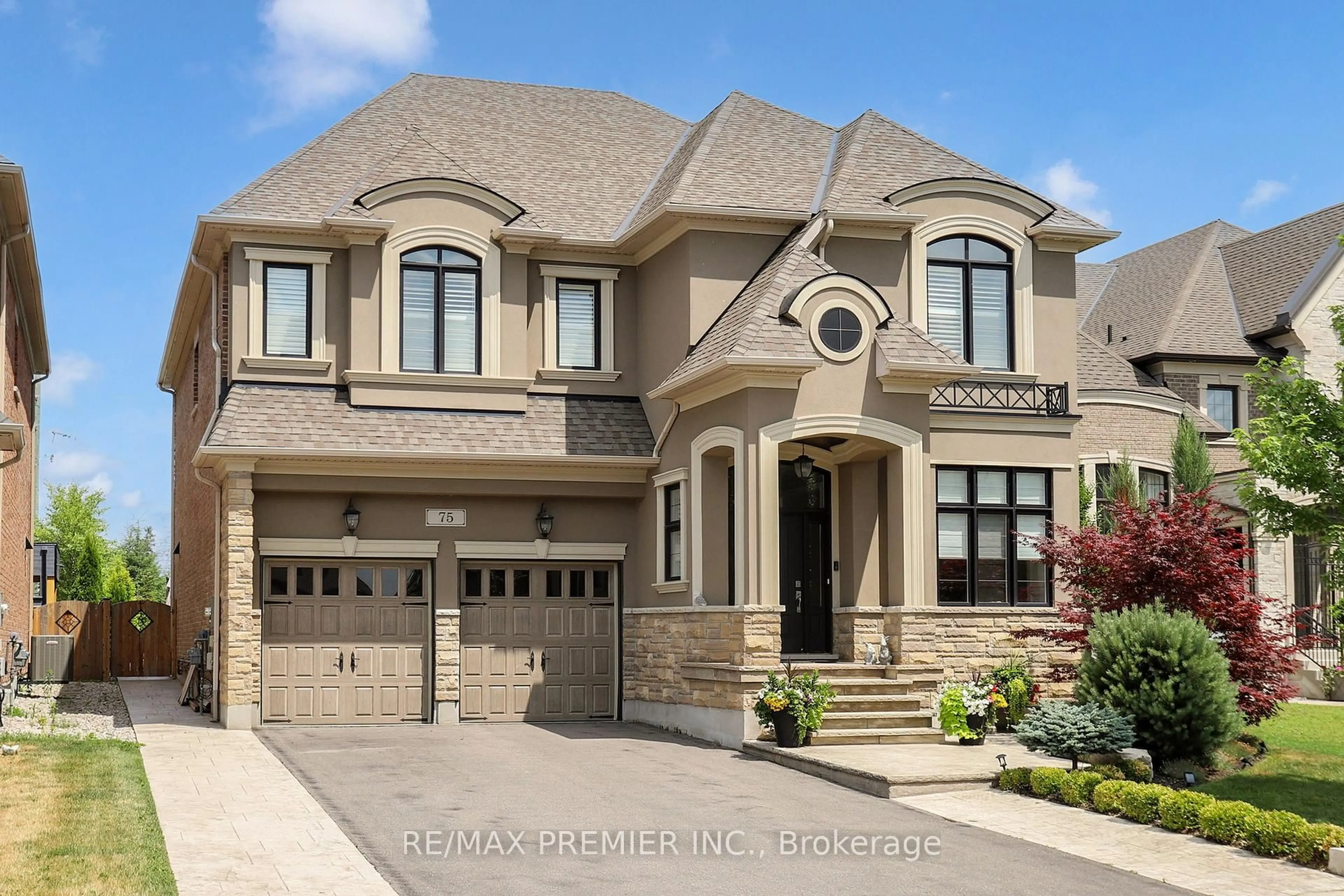 Home with brick exterior material, street for 75 Cairns Gate, King Ontario L7B 0P5