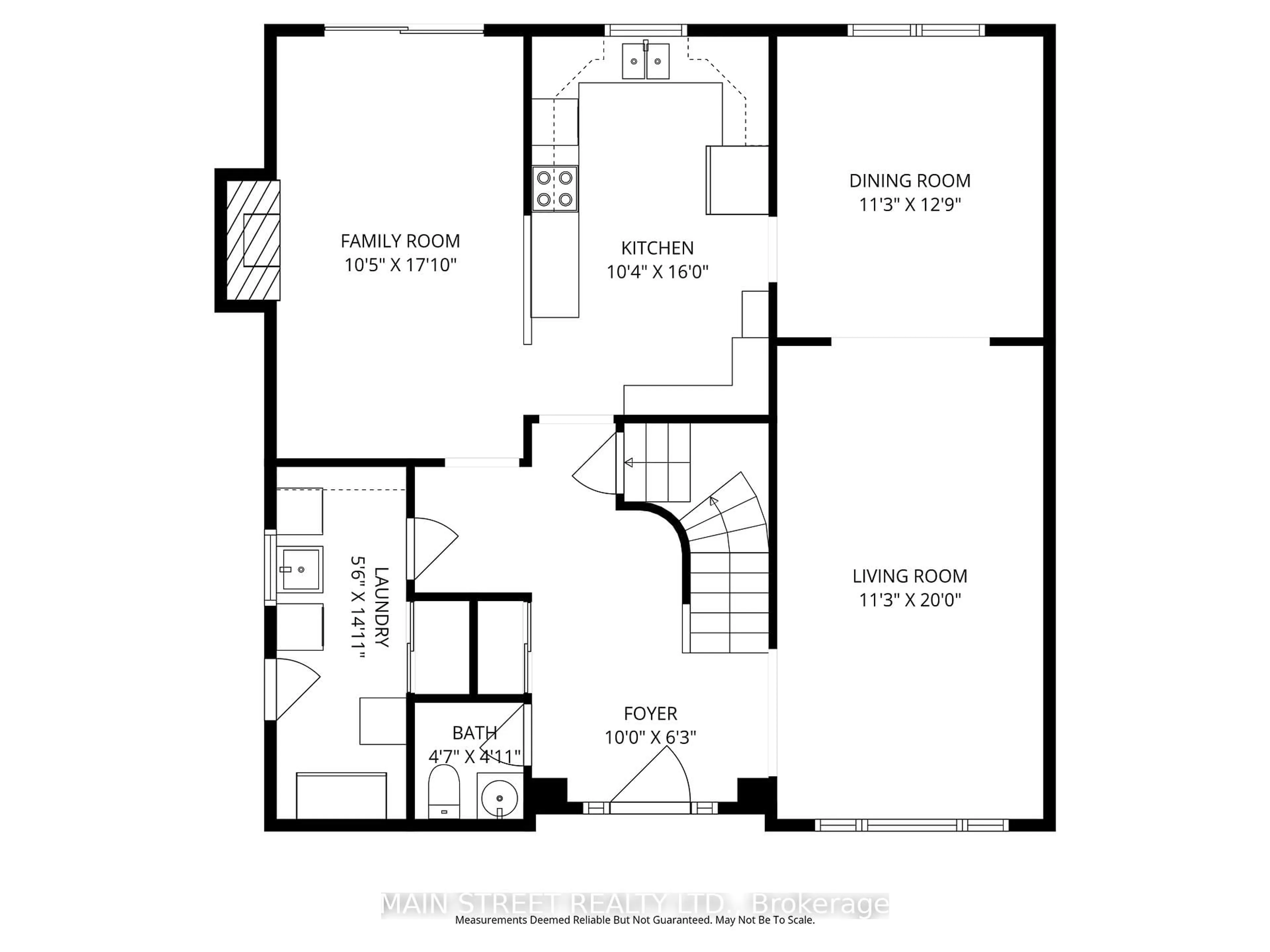 Floor plan for 62 Eastman Cres, Newmarket Ontario L3Y 5S1