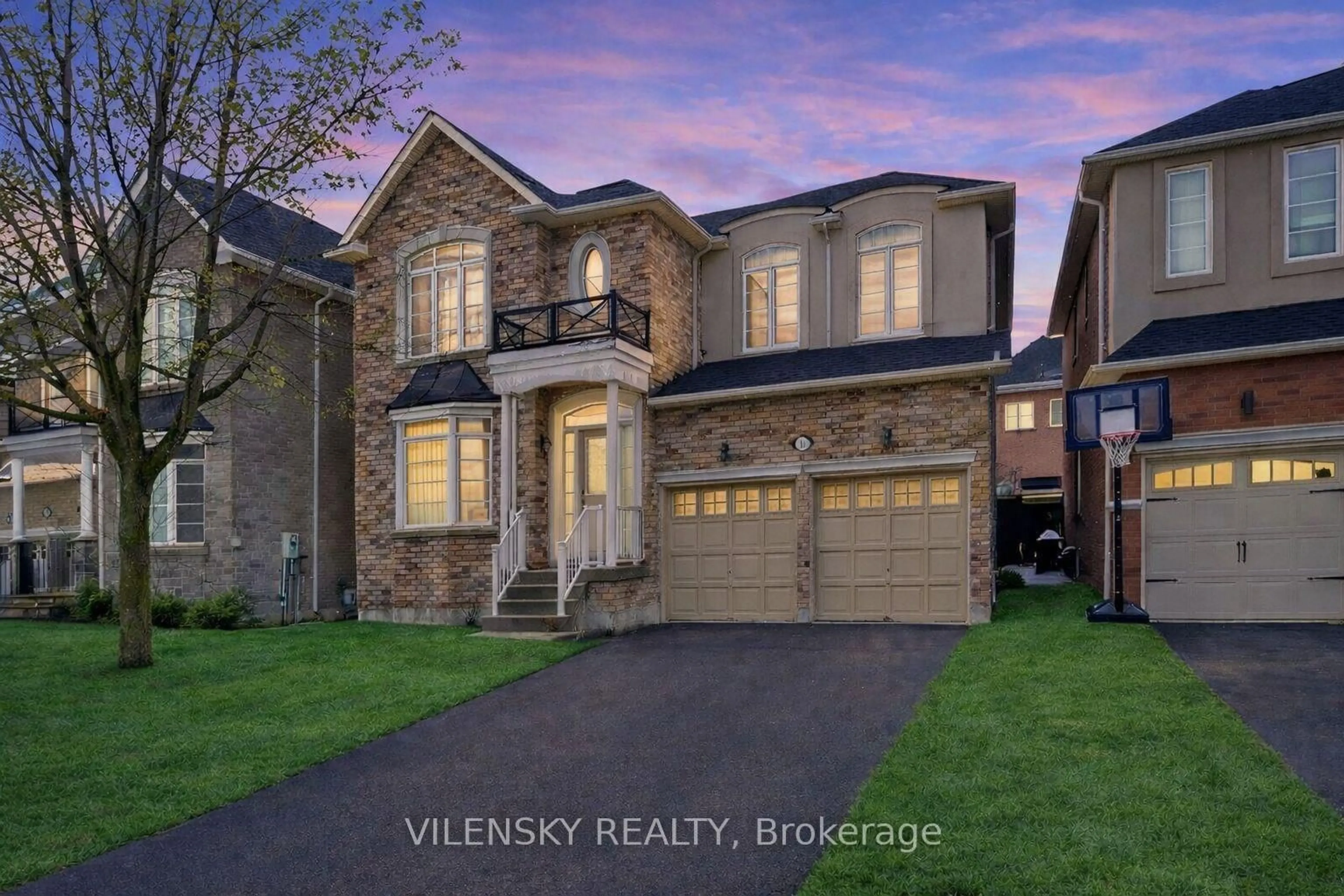 Home with brick exterior material, street for 64 Cezanne Tr, Vaughan Ontario L4J 9B9