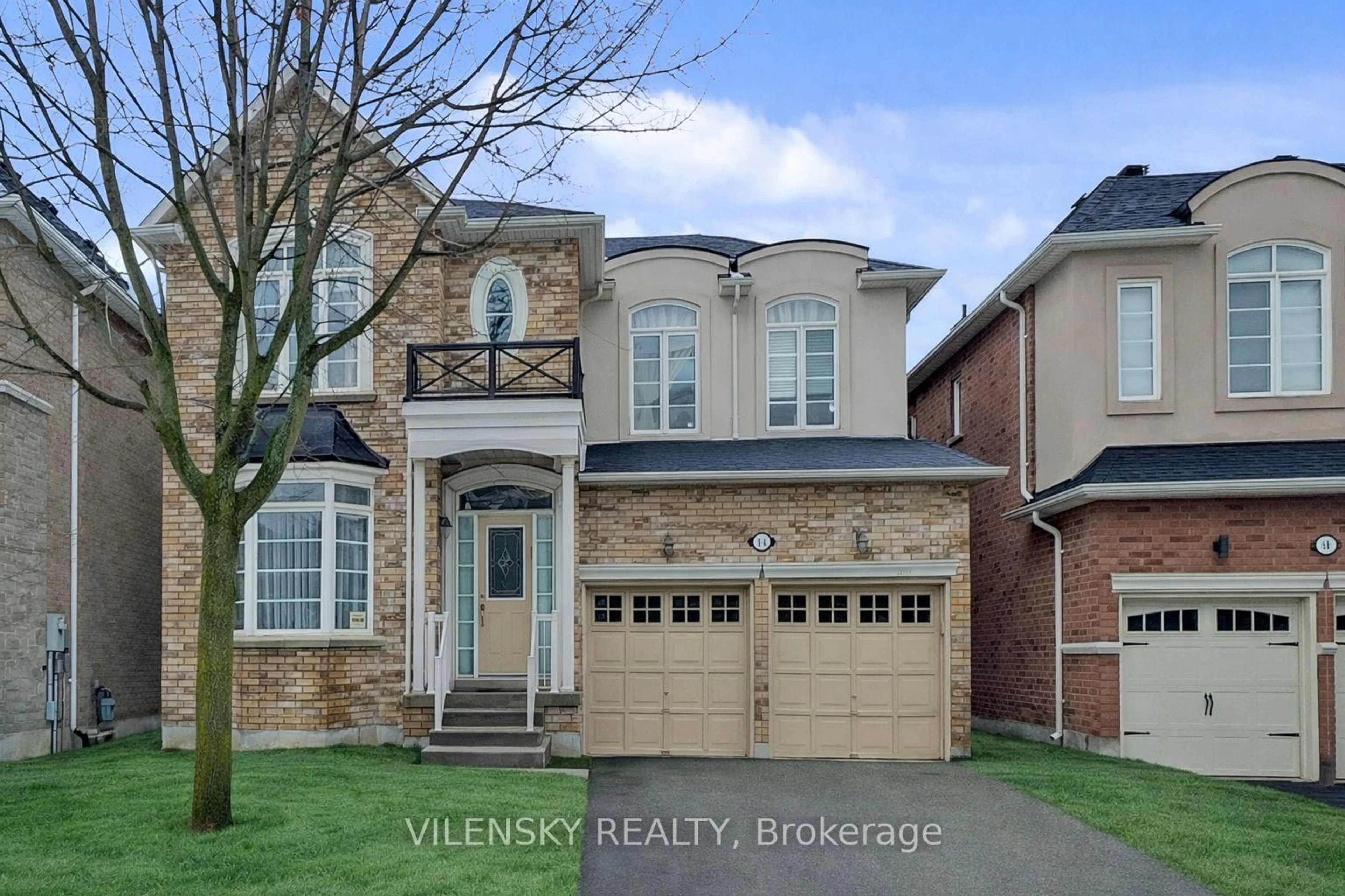 Home with brick exterior material, street for 64 Cezanne Tr, Vaughan Ontario L4J 9B9